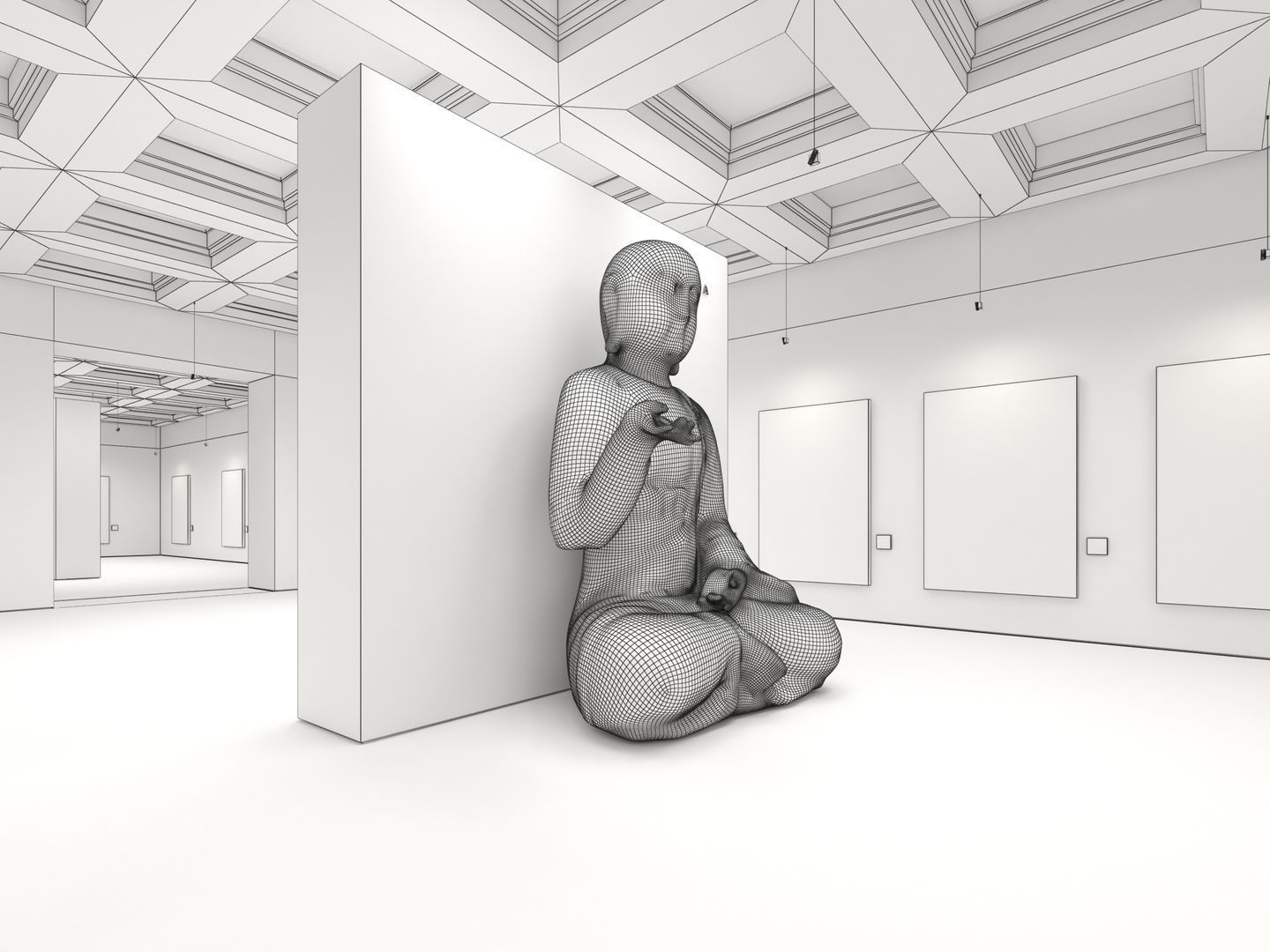 Art Gallery 005 3D model_17