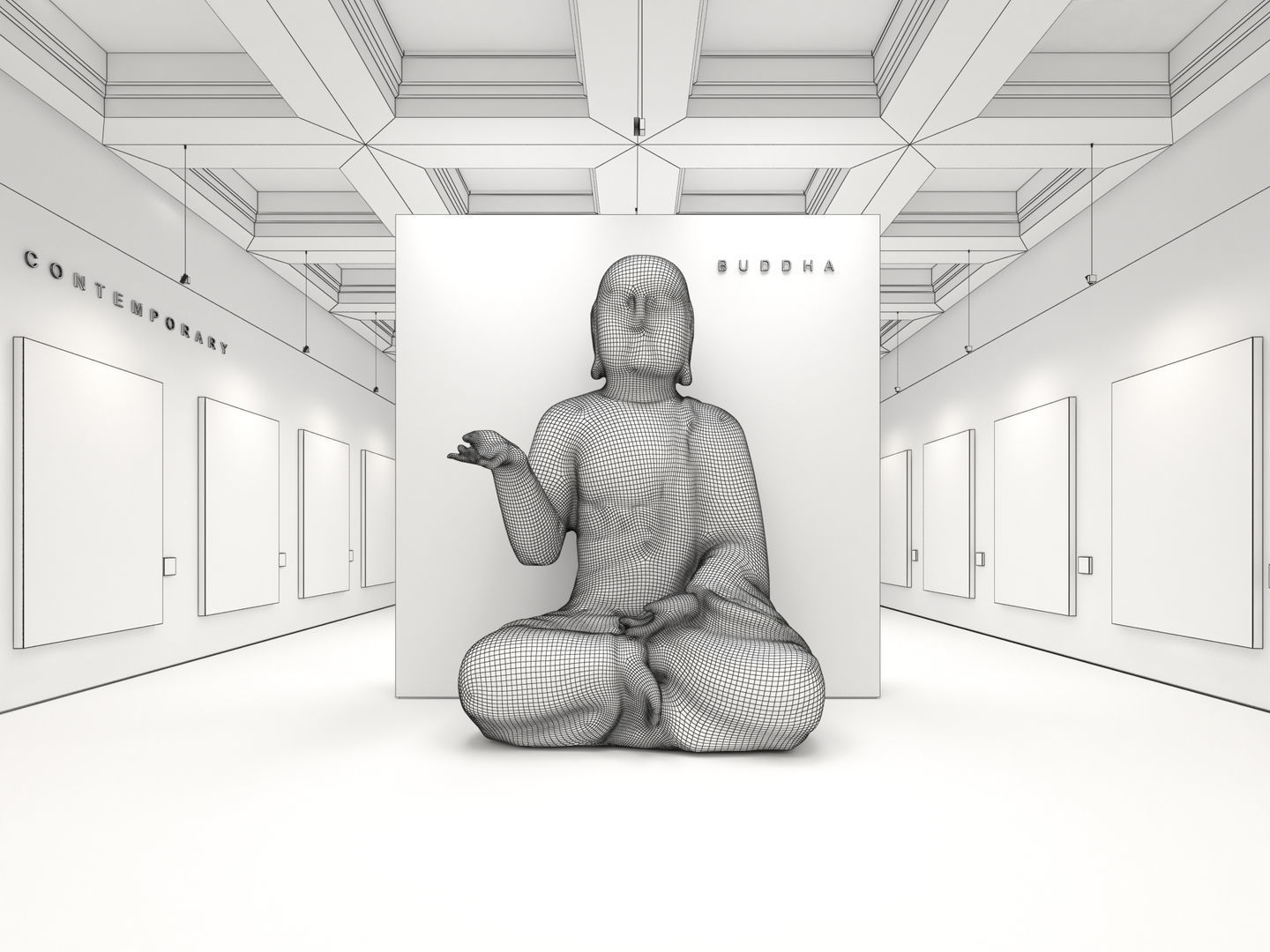 Art Gallery 005 3D model_16