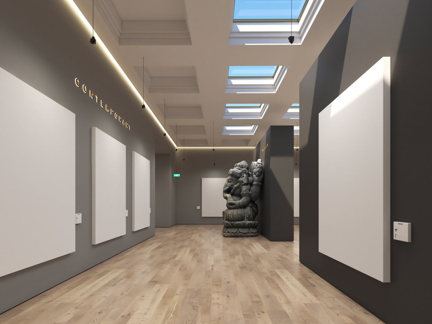 Art Gallery 005 3D model_3