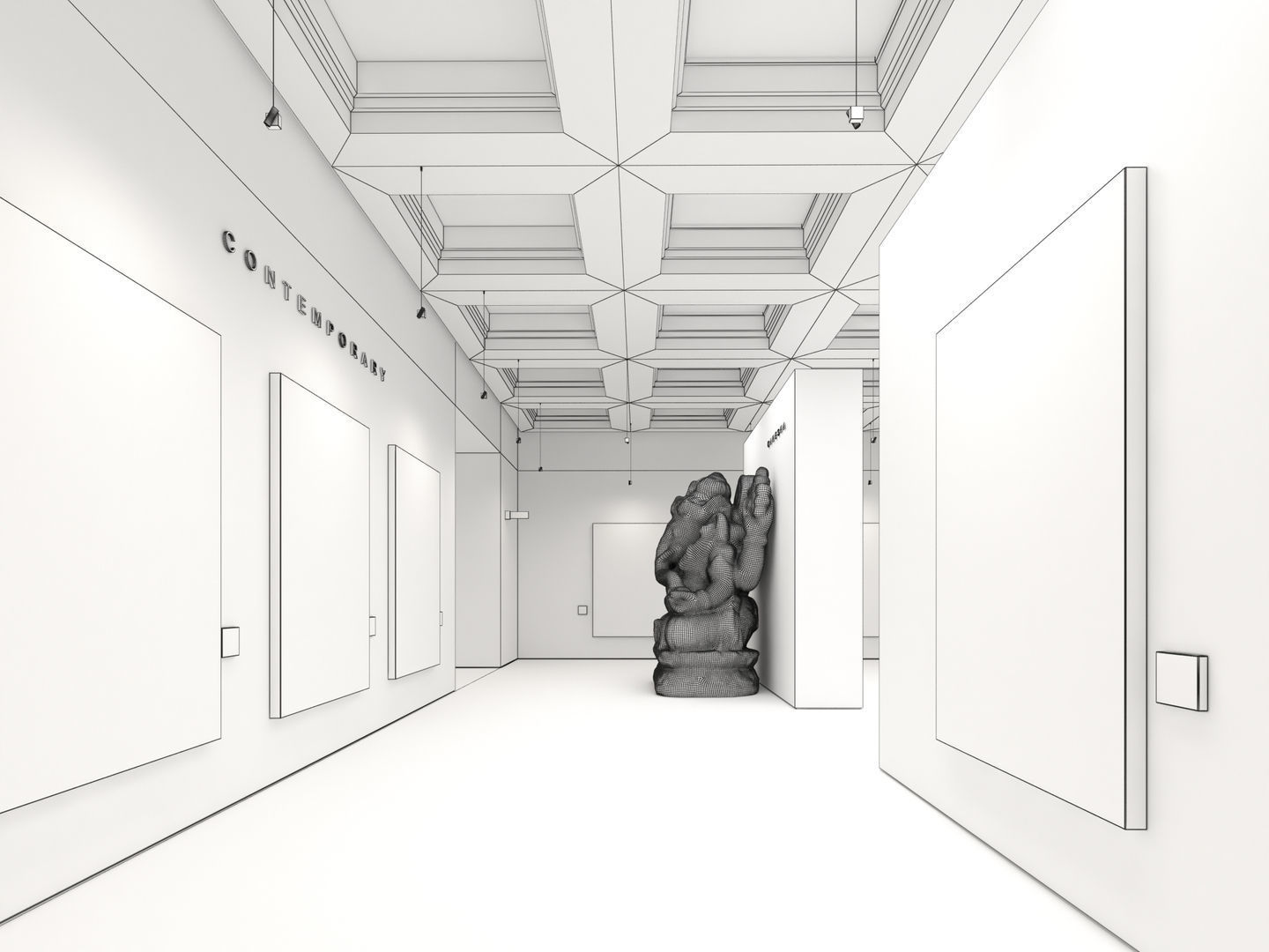 Art Gallery 005 3D model_18