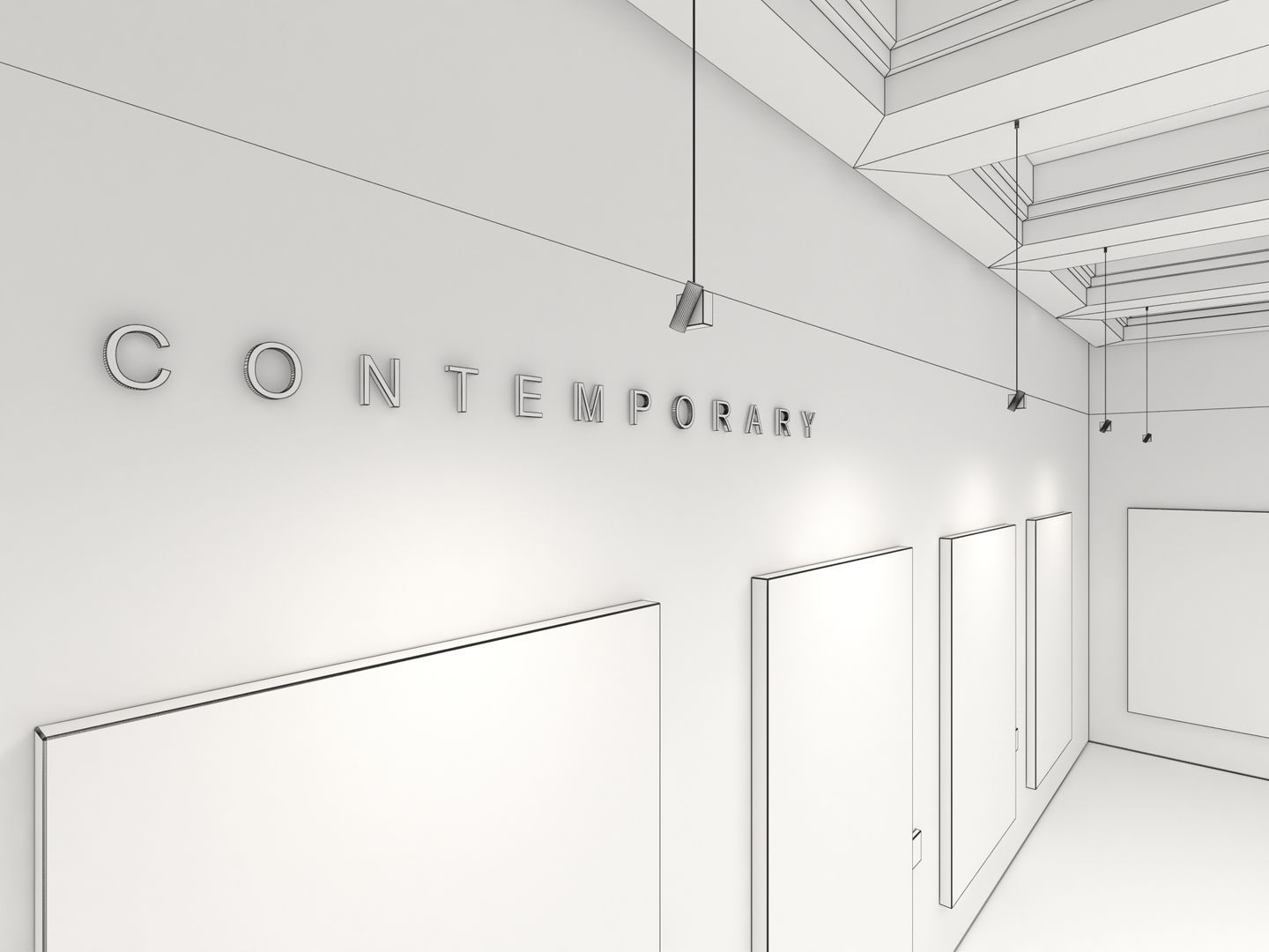 Art Gallery 005 3D model_26