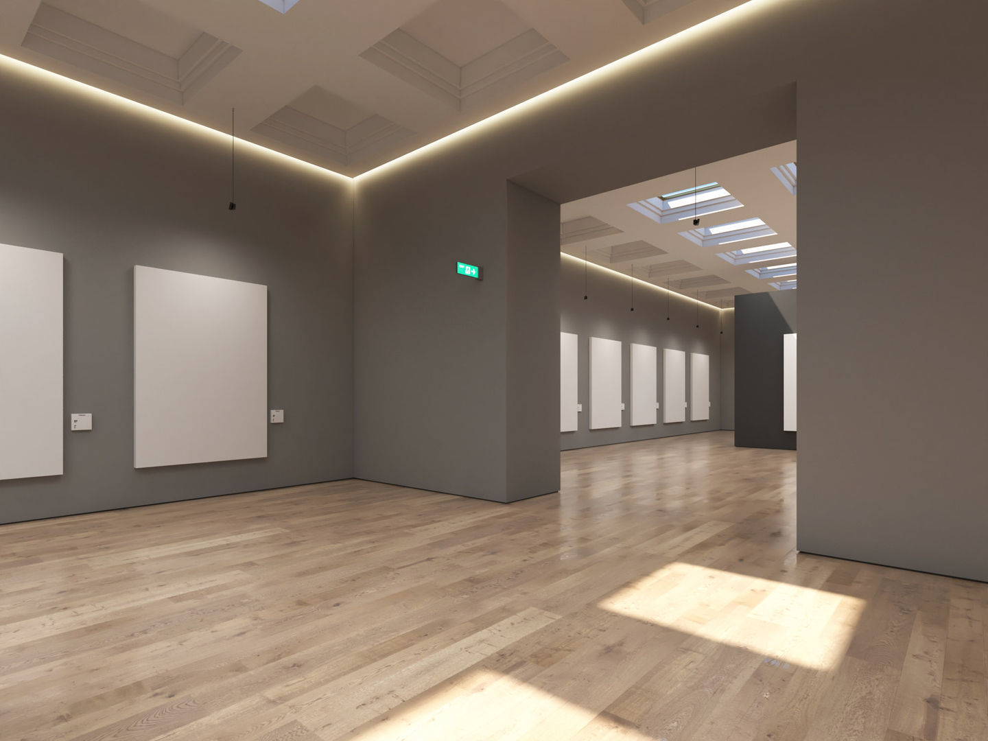 Art Gallery 005 3D model_7