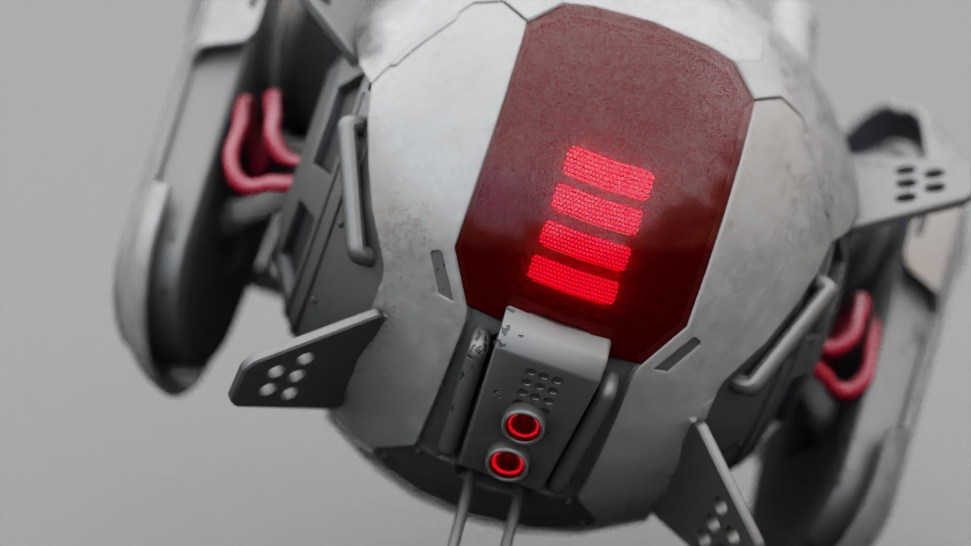 SPY DRONE DS-500  RIGGED 3D model_26