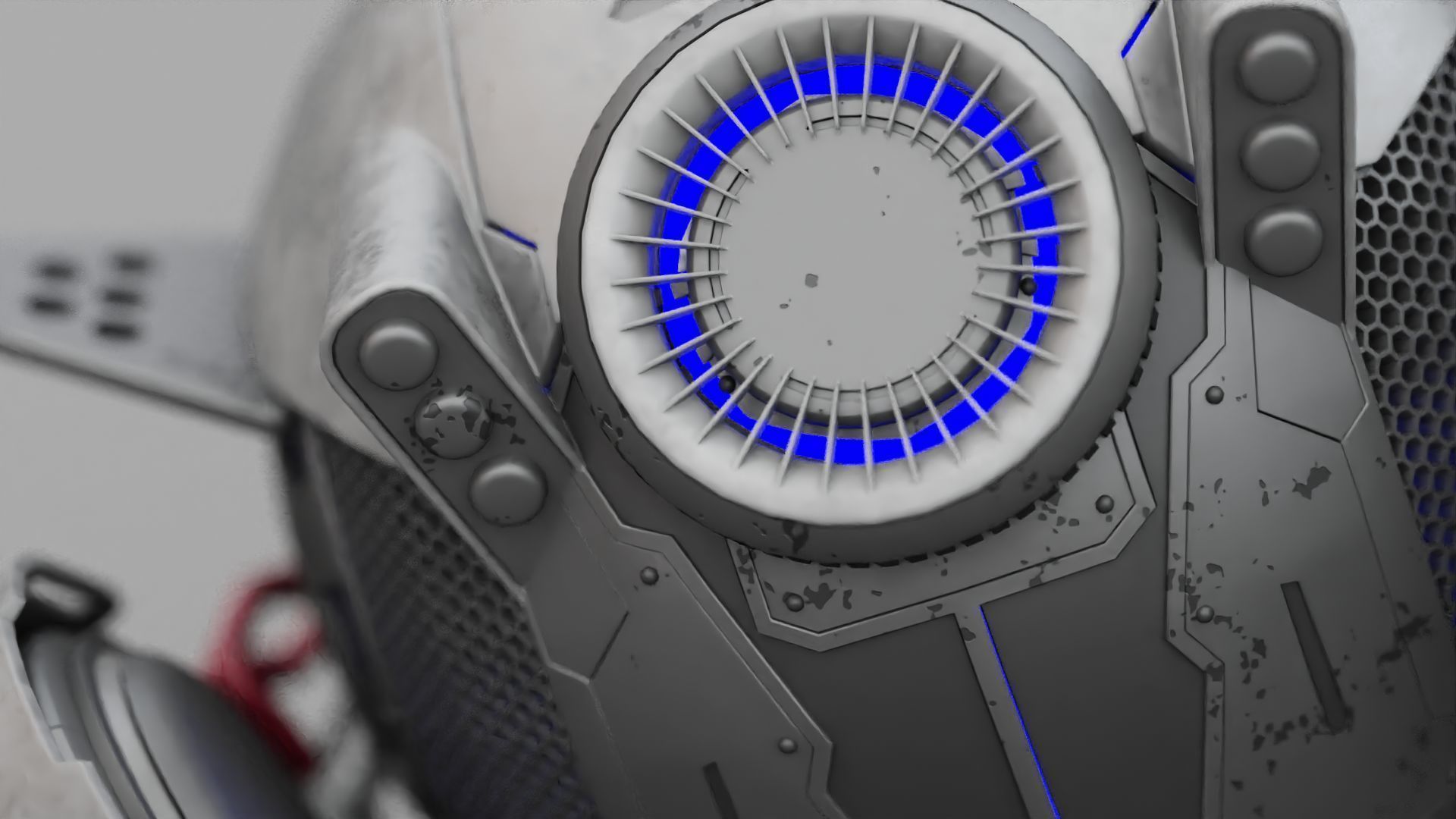 SPY DRONE DS-500  RIGGED 3D model_21