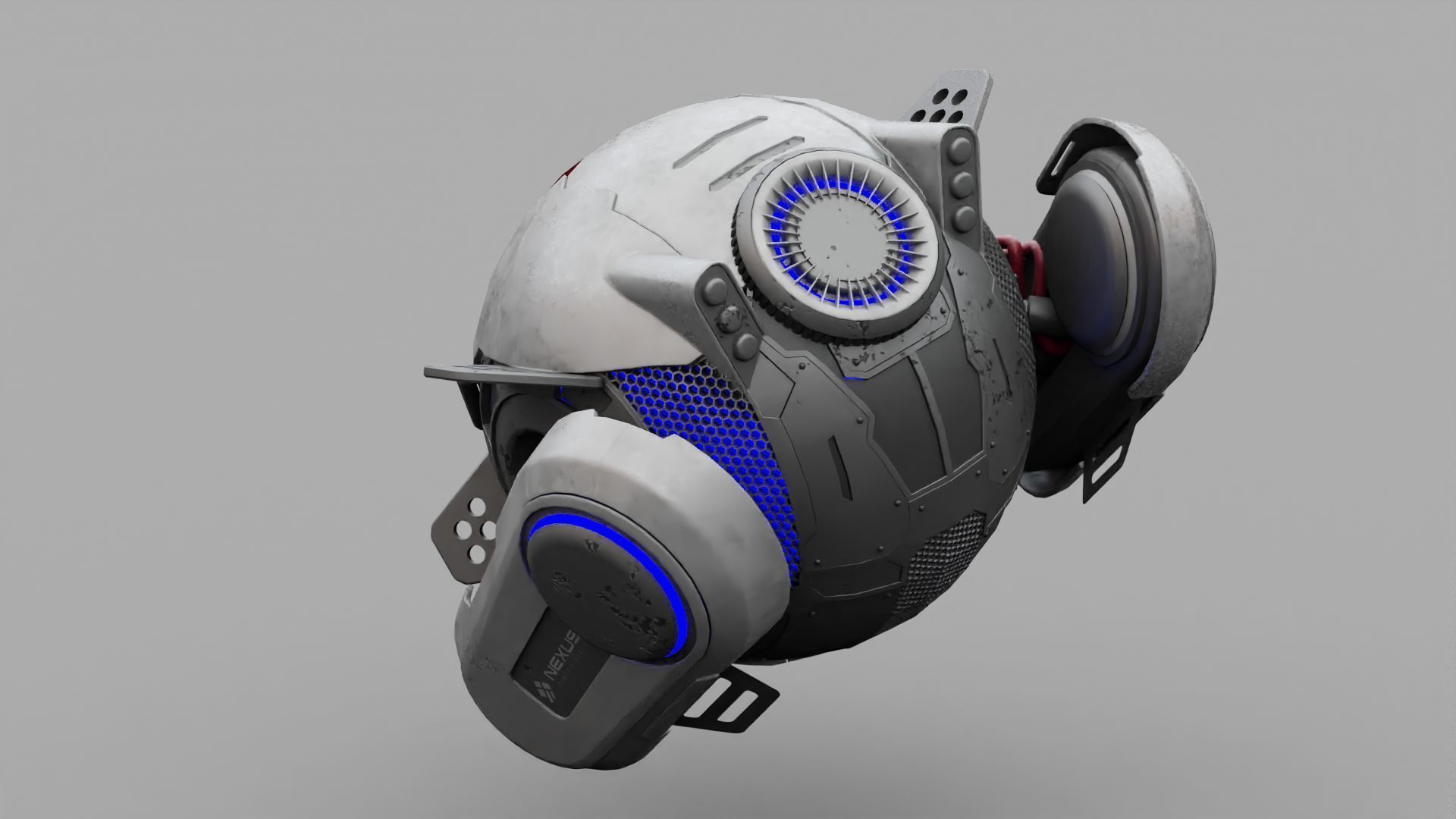 SPY DRONE DS-500  RIGGED 3D model_5