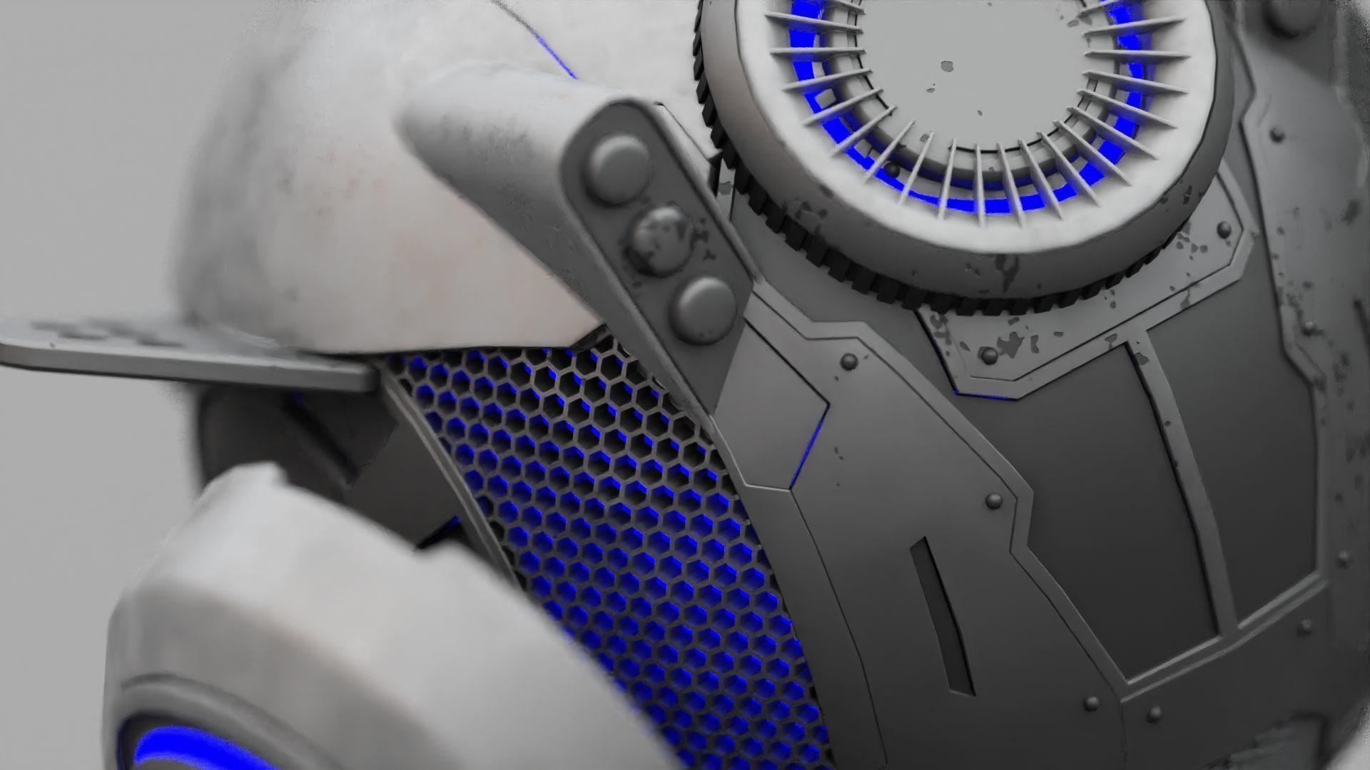 SPY DRONE DS-500  RIGGED 3D model_19