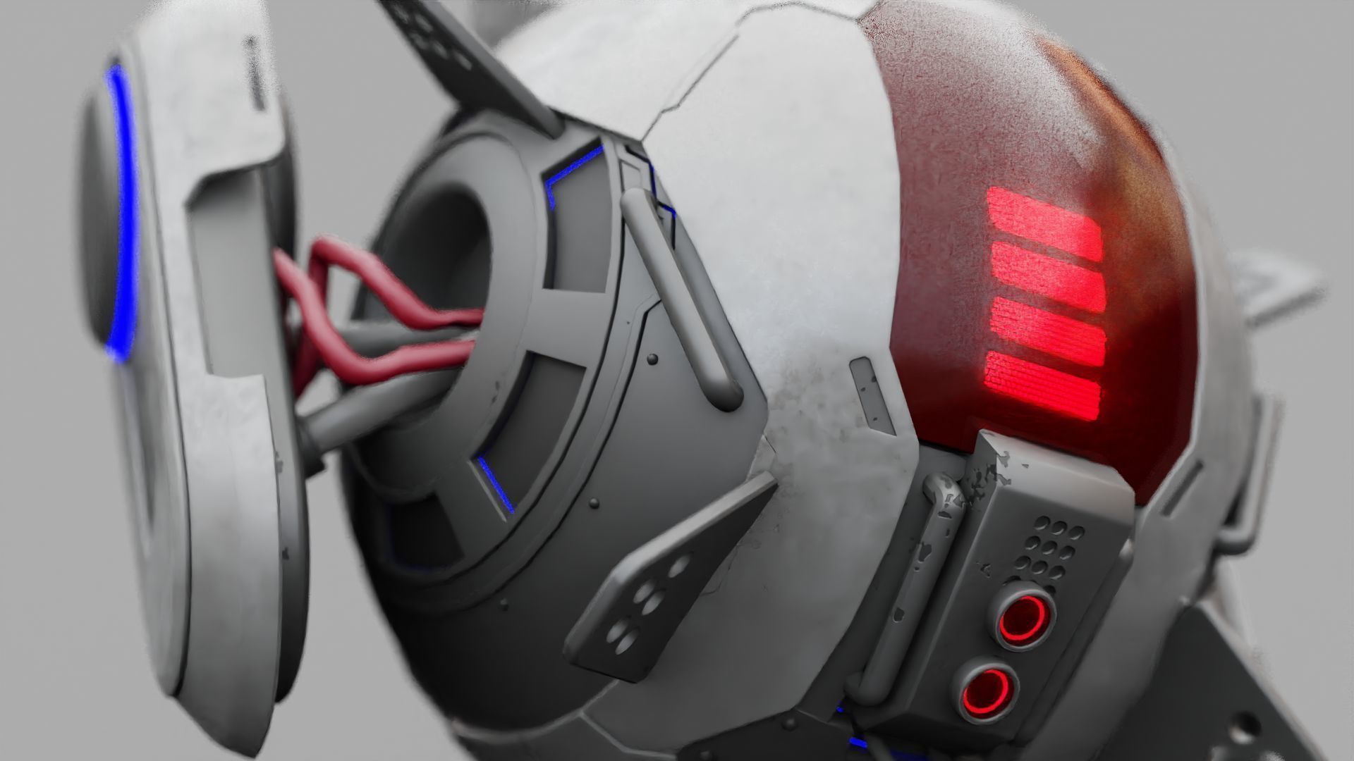 SPY DRONE DS-500  RIGGED 3D model_25