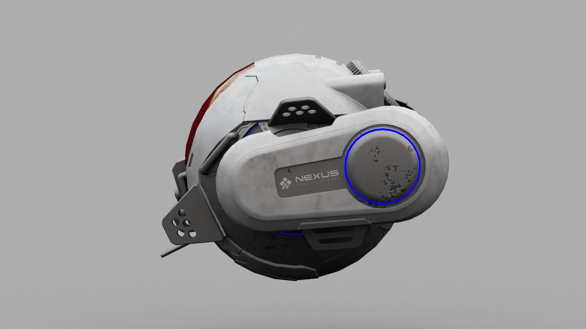 SPY DRONE DS-500  RIGGED 3D model_14