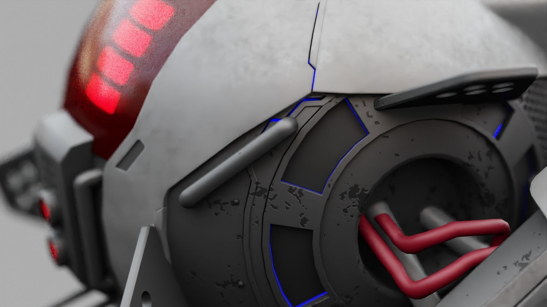 SPY DRONE DS-500  RIGGED 3D model_18