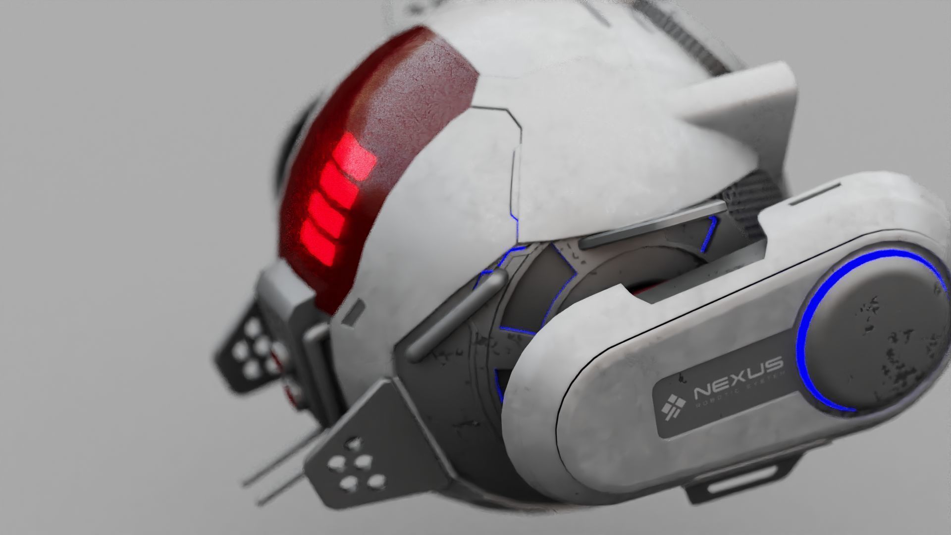 SPY DRONE DS-500  RIGGED 3D model_28