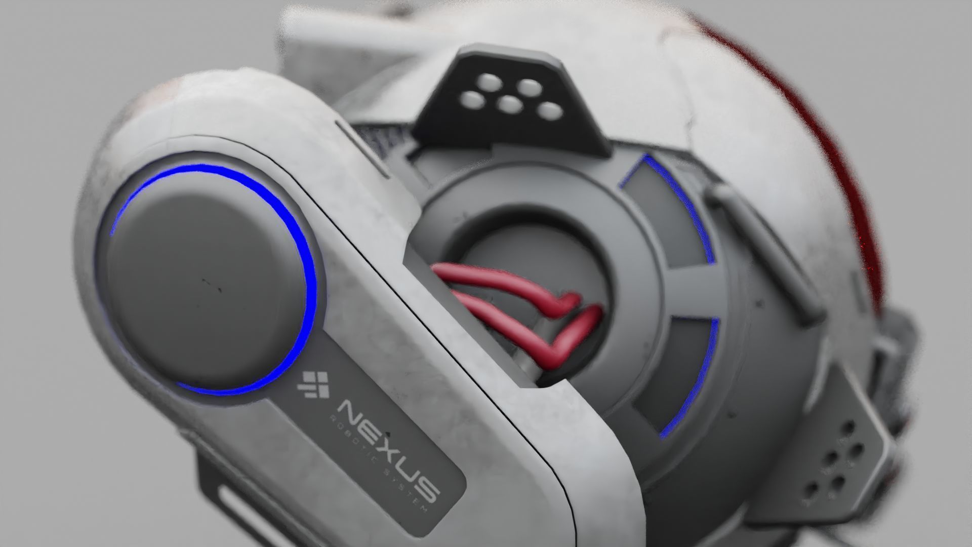 SPY DRONE DS-500  RIGGED 3D model_24