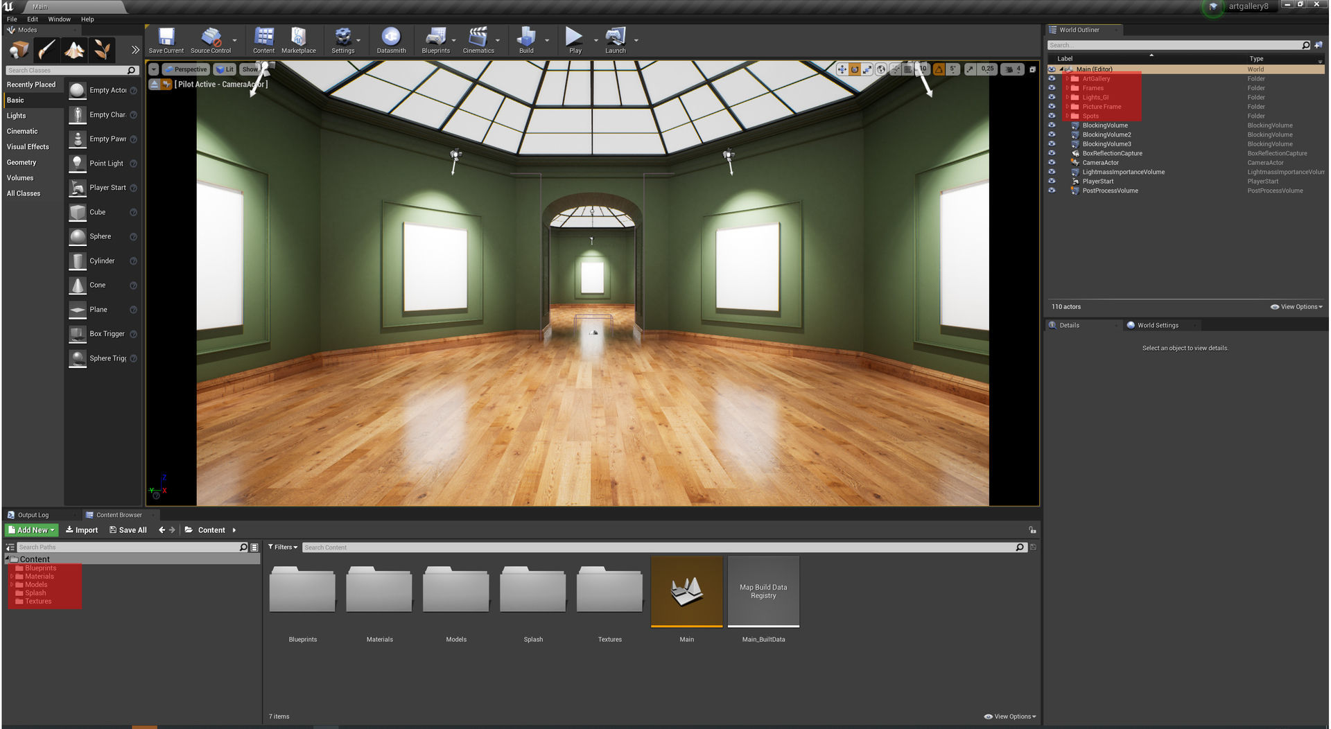 Art Gallery 008 UE4 3D model_14