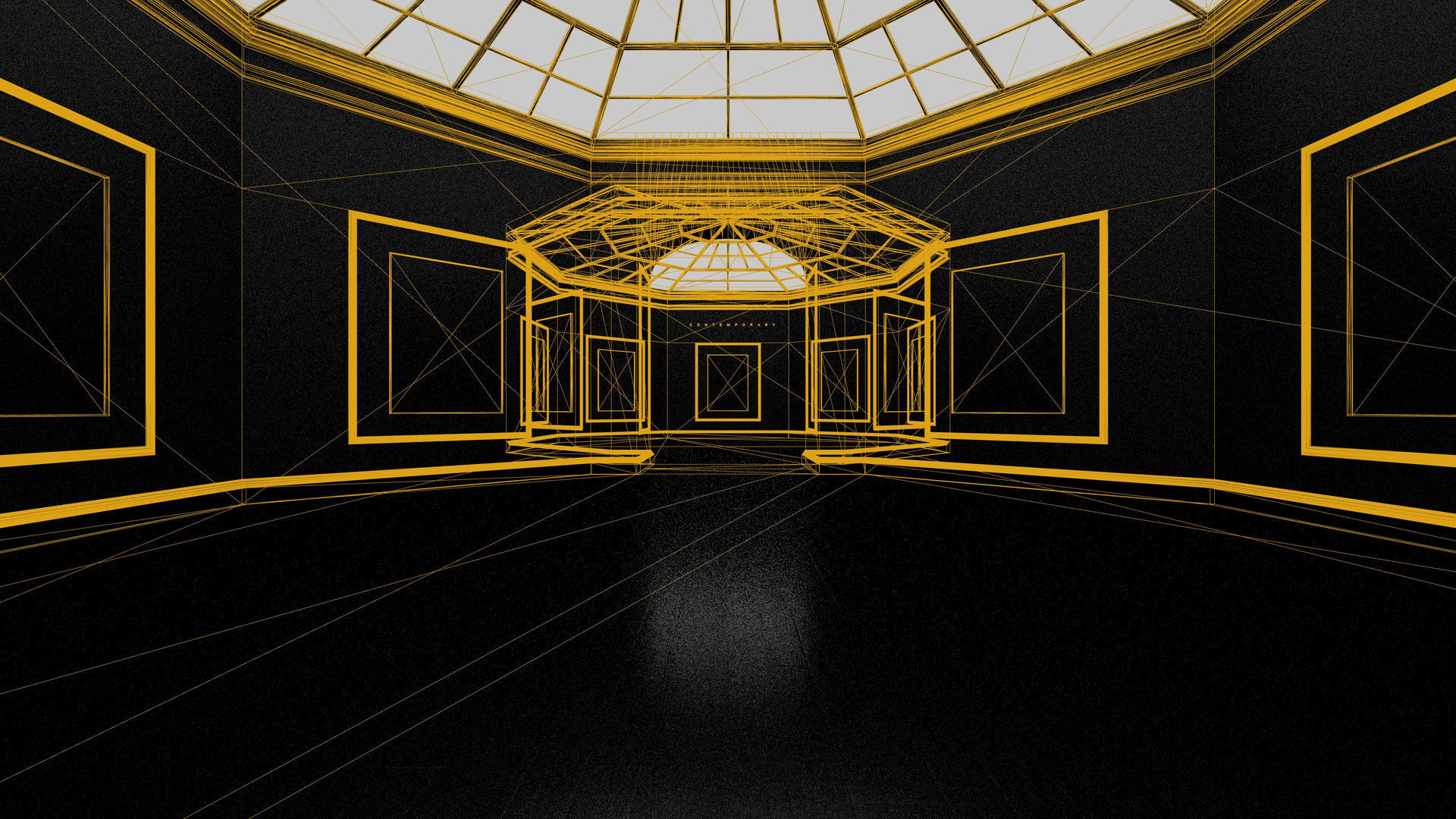 Art Gallery 008 UE4 3D model_1