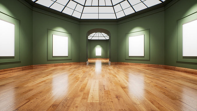 Art Gallery 008 UE4 3D model