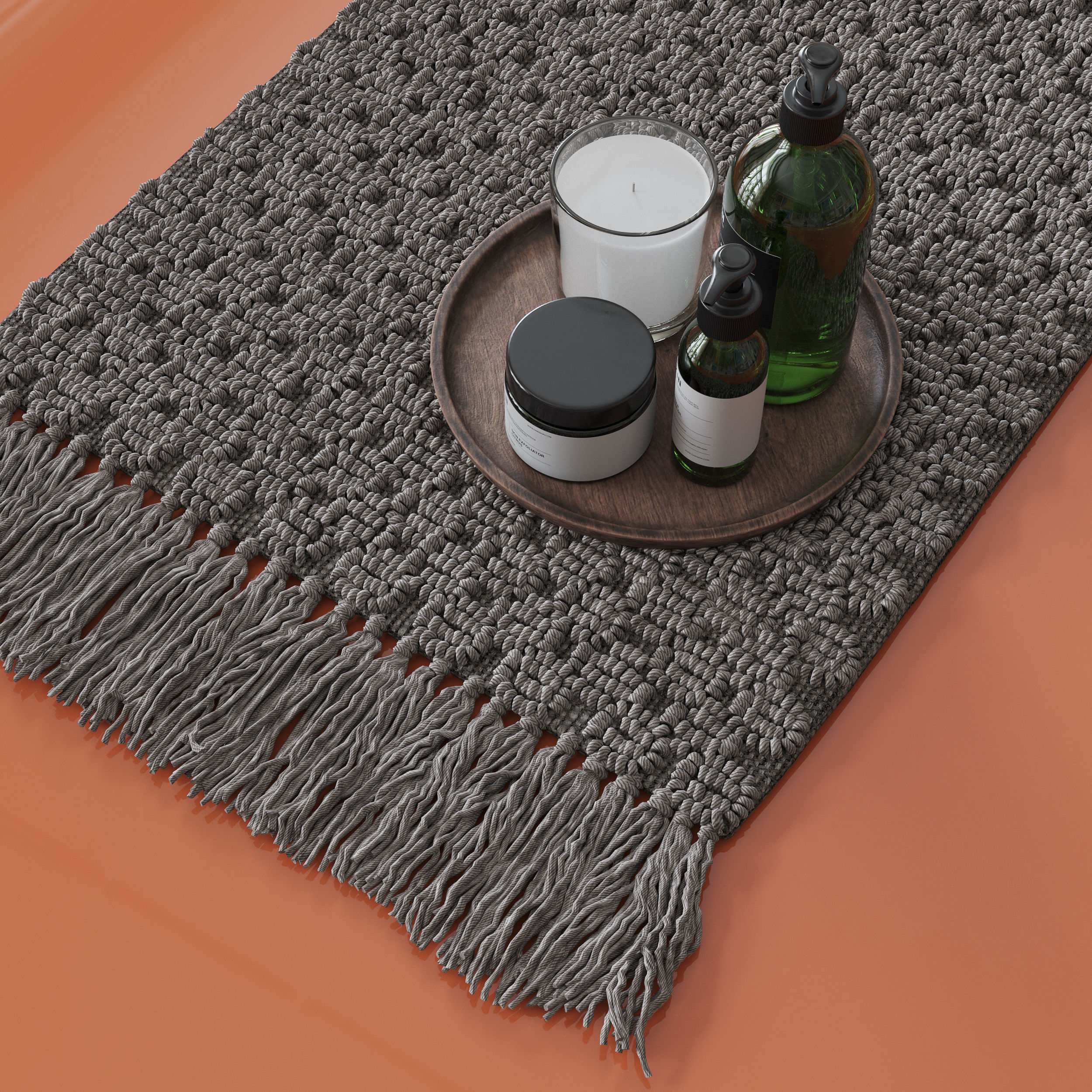 JYSK Tomelilla Bath Mat 3D model_2