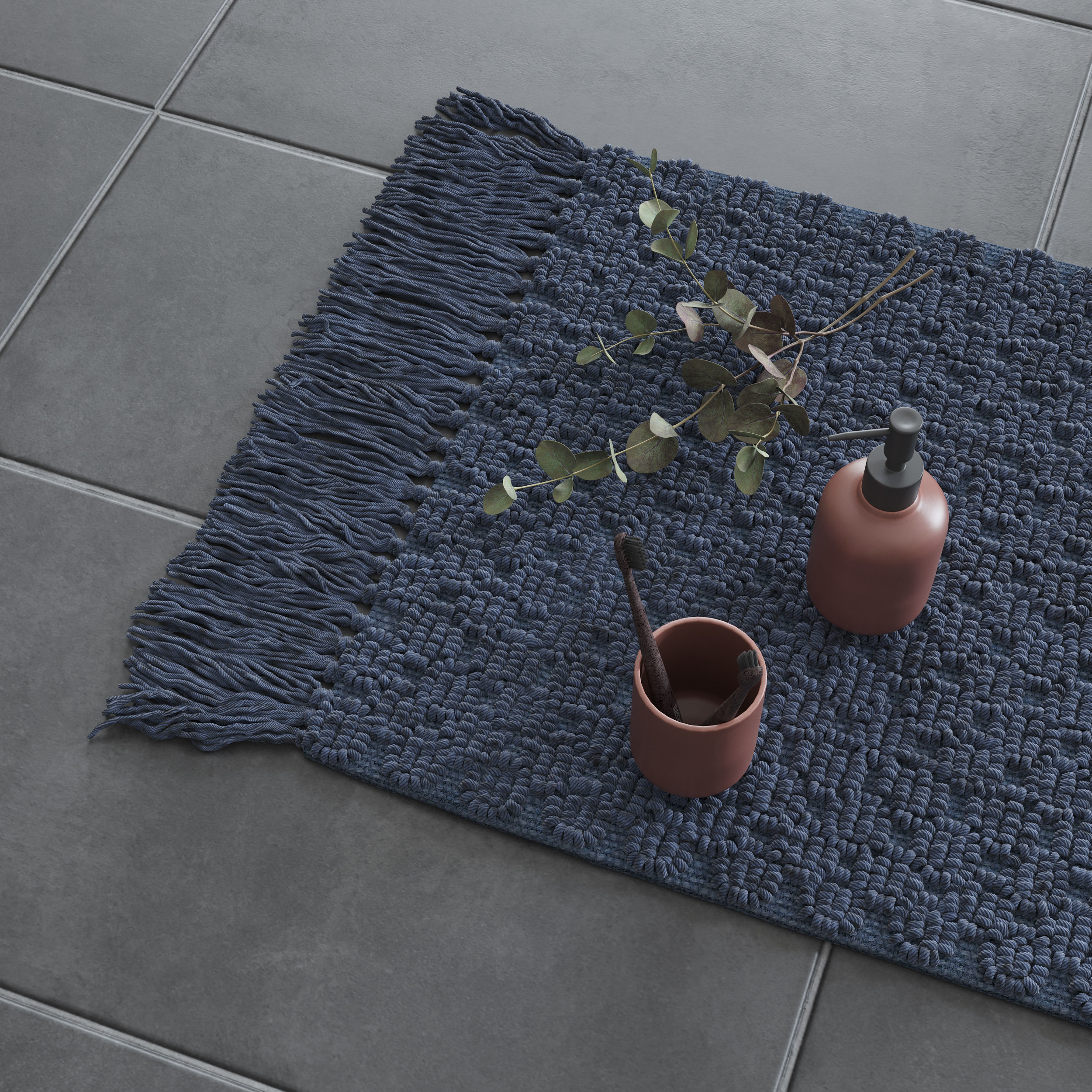 JYSK Tomelilla Bath Mat 3D model_1