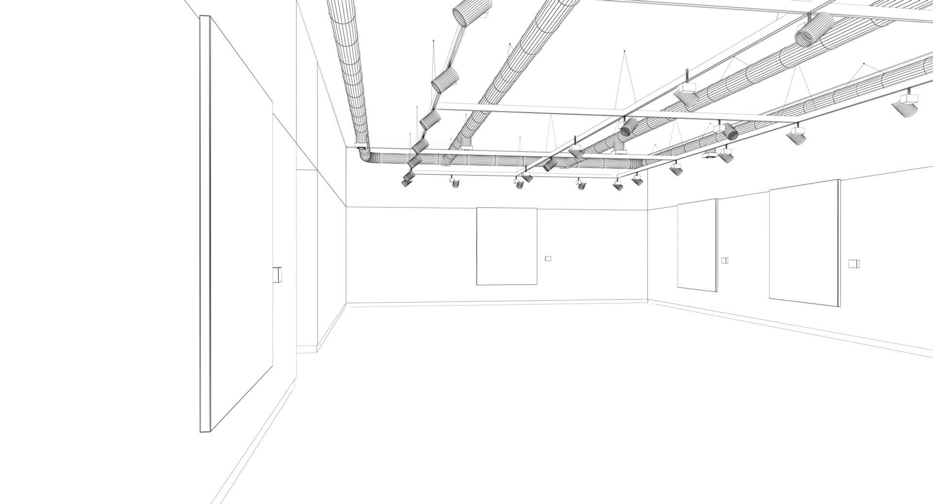 Art Gallery 001 3D model_5