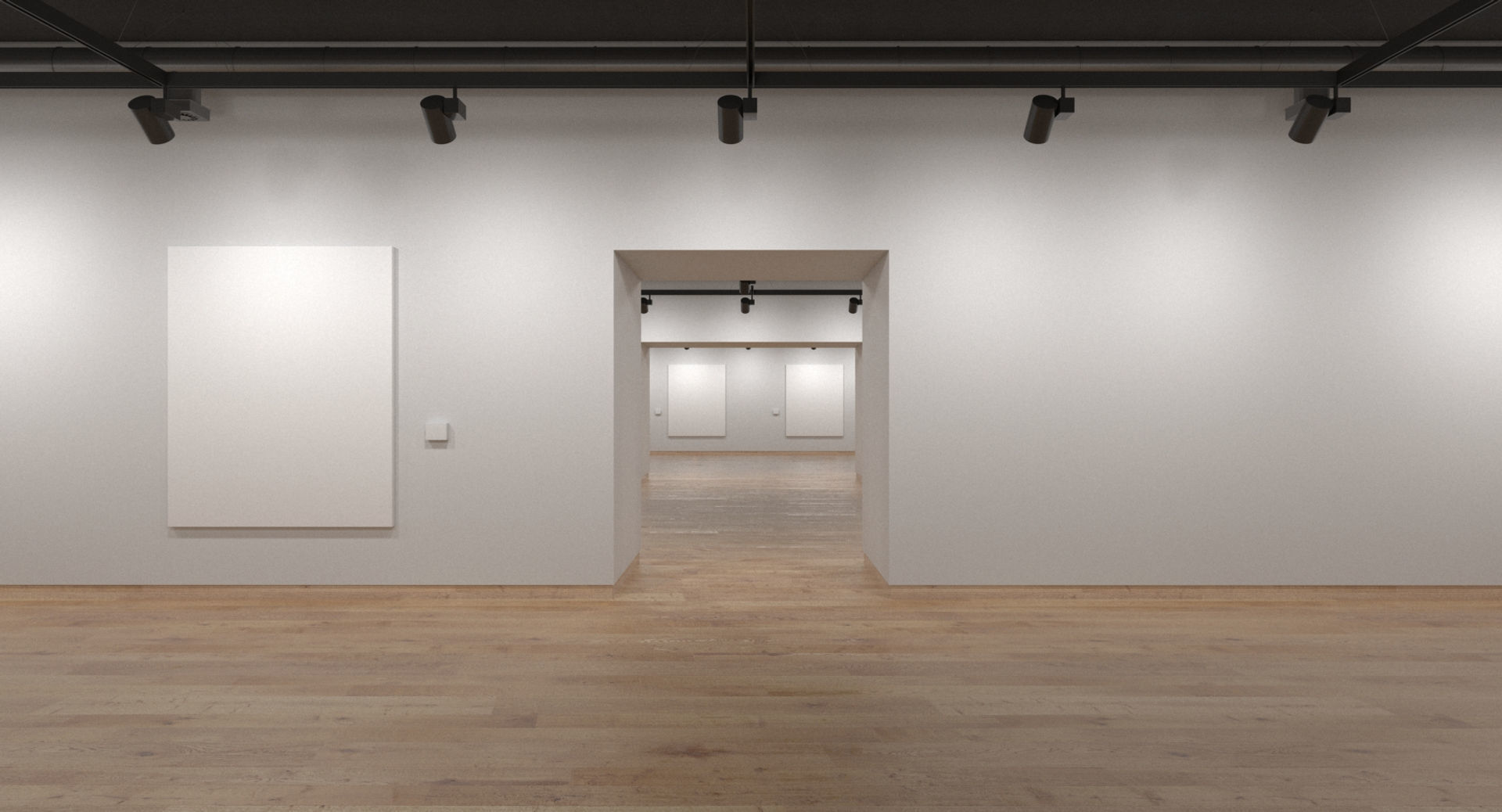 Art Gallery 001 3D model_3