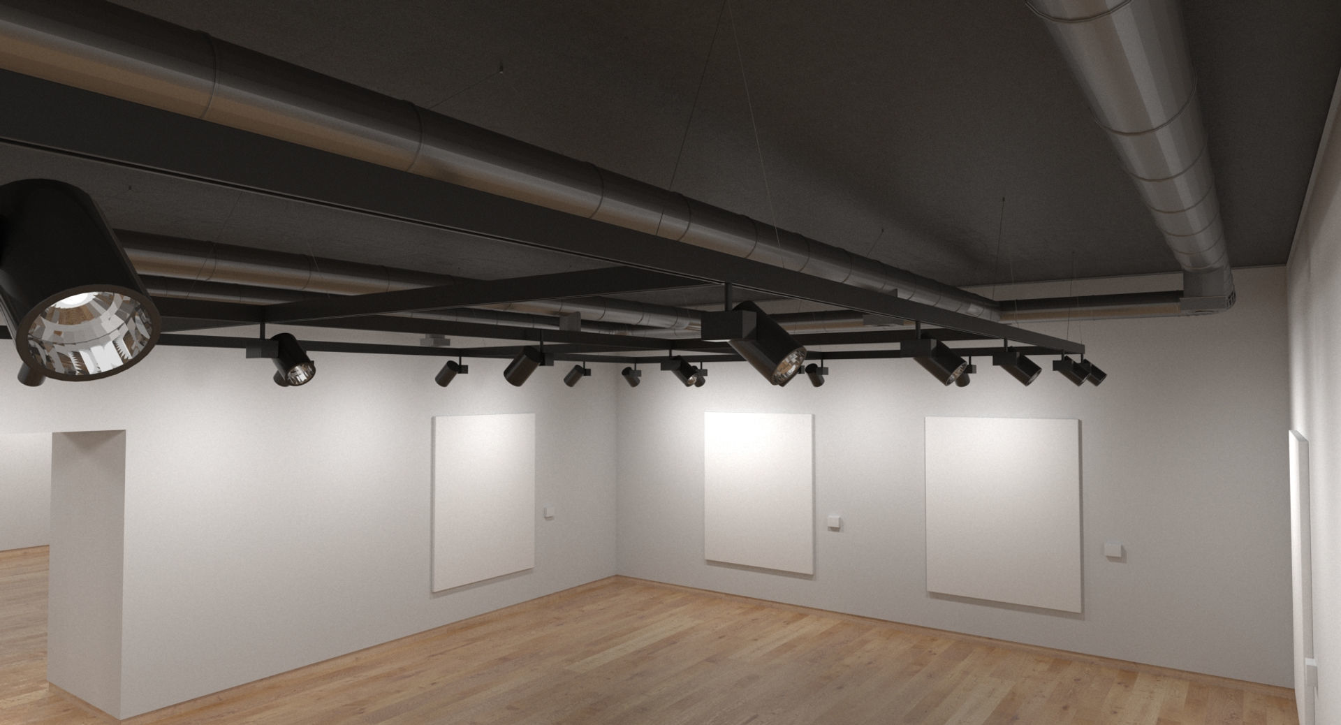 Art Gallery 001 3D model_9