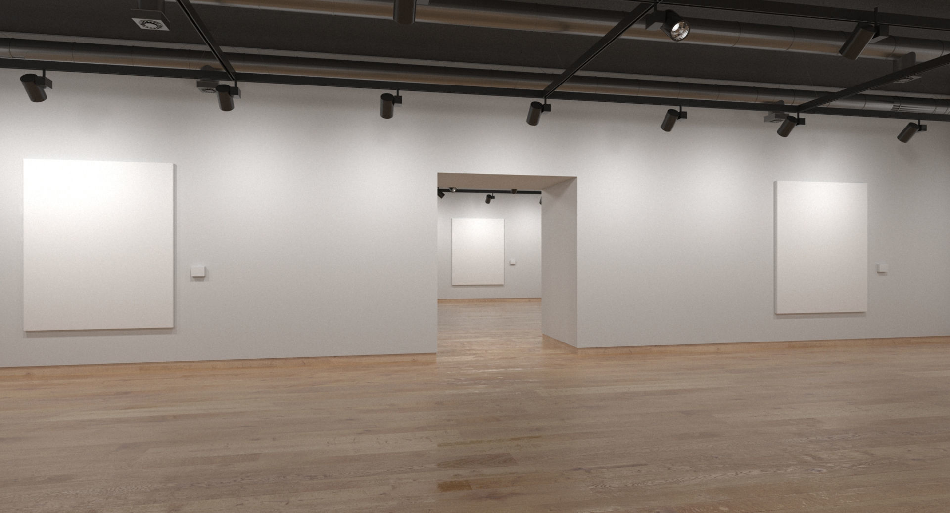 Art Gallery 001 3D model_6