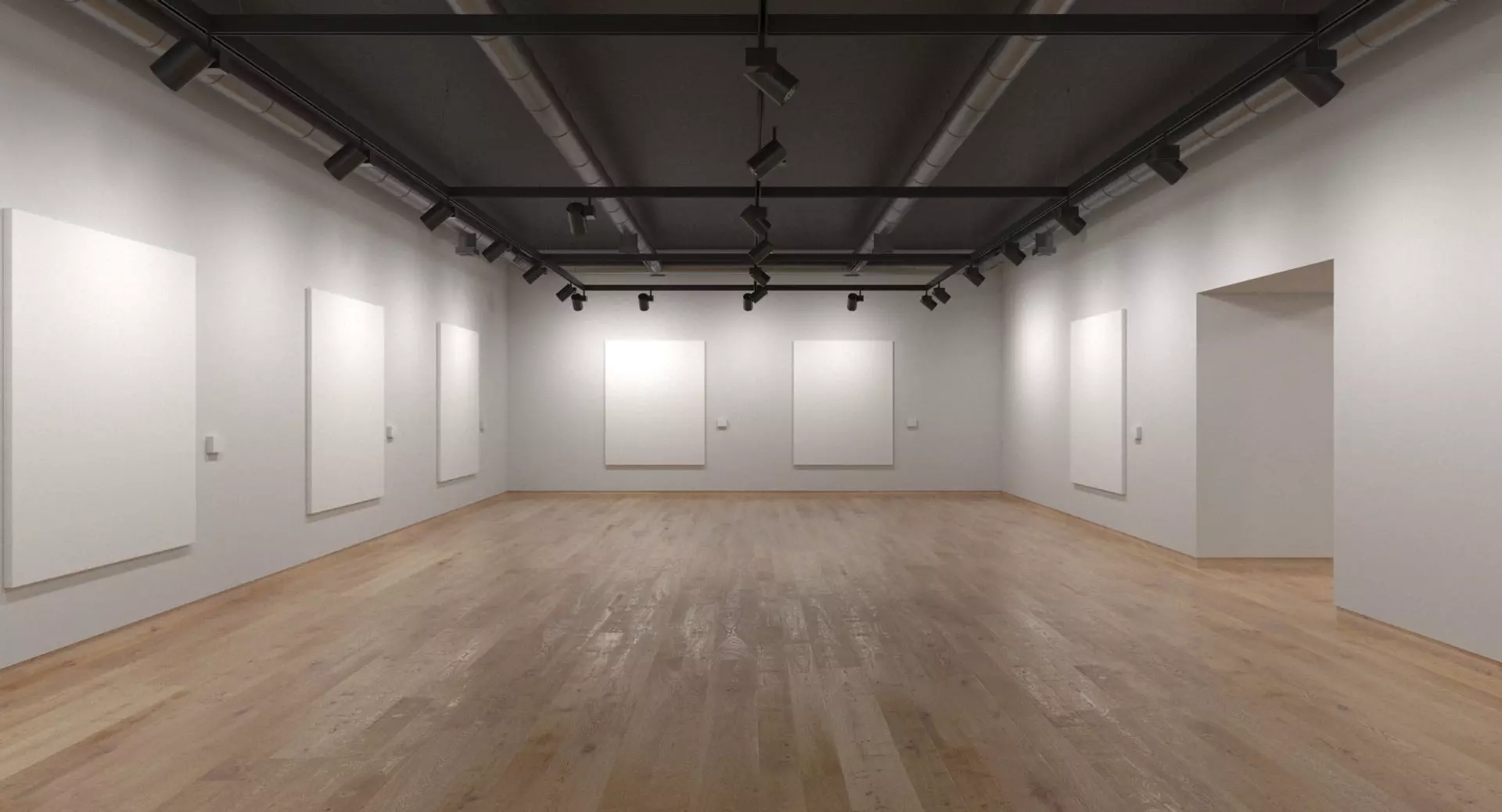 Art Gallery 001 3D model_0