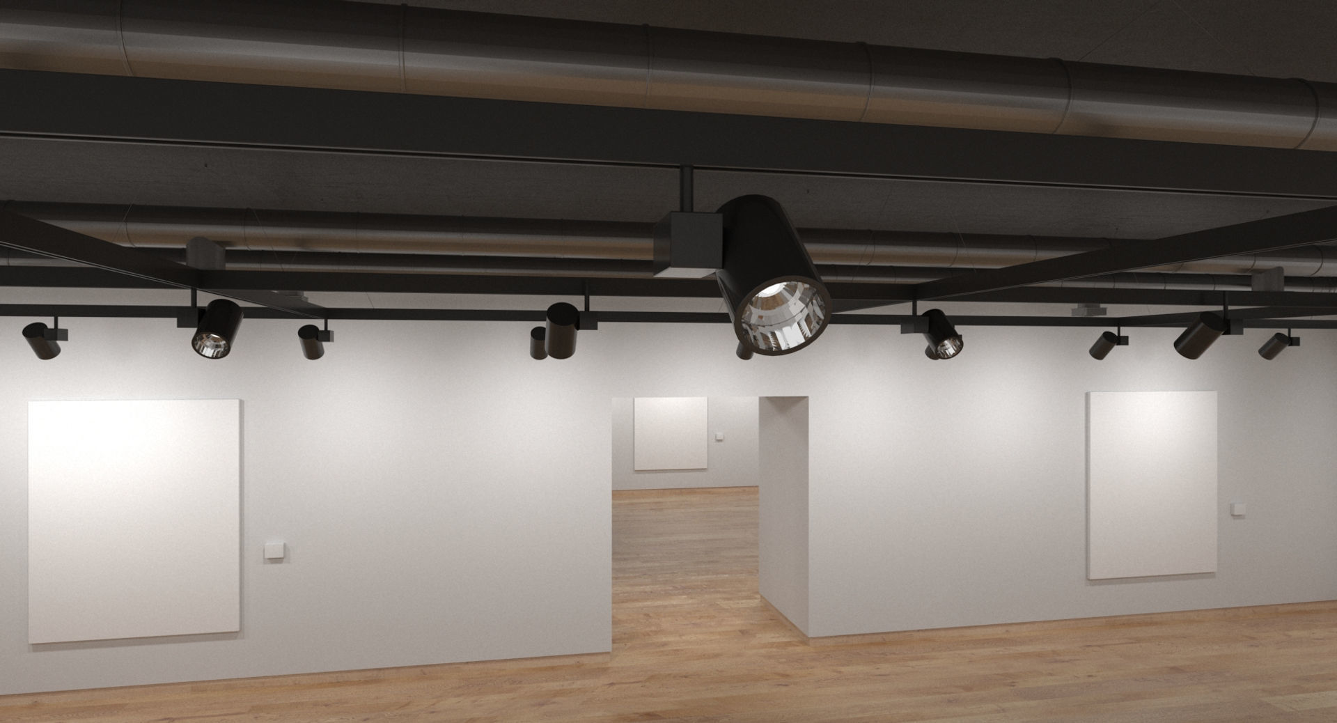 Art Gallery 001 3D model_7