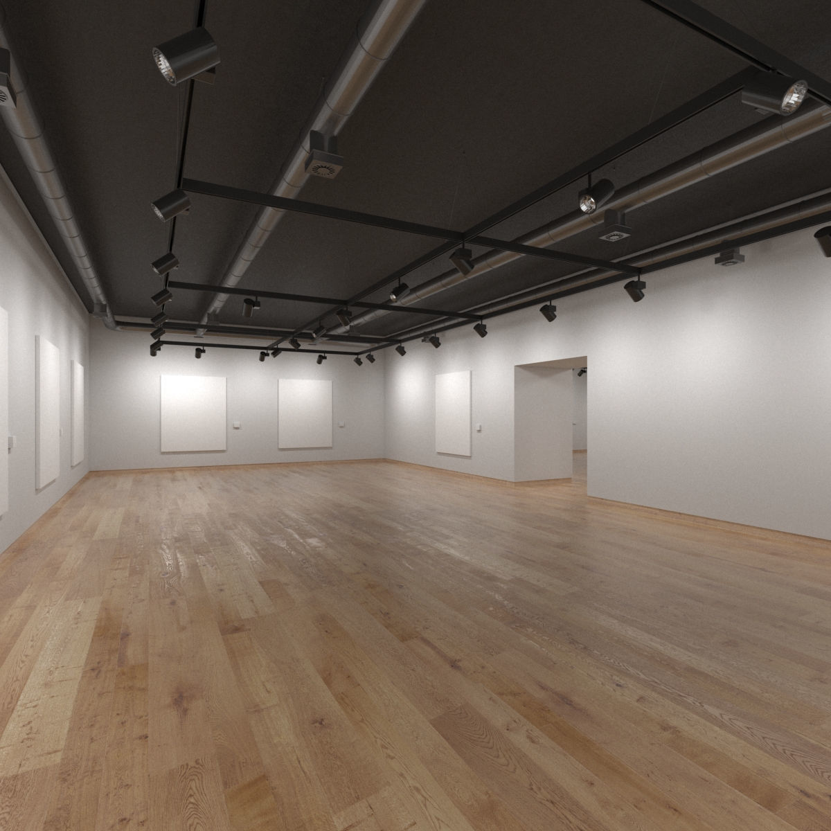 Art Gallery 001 3D model_11