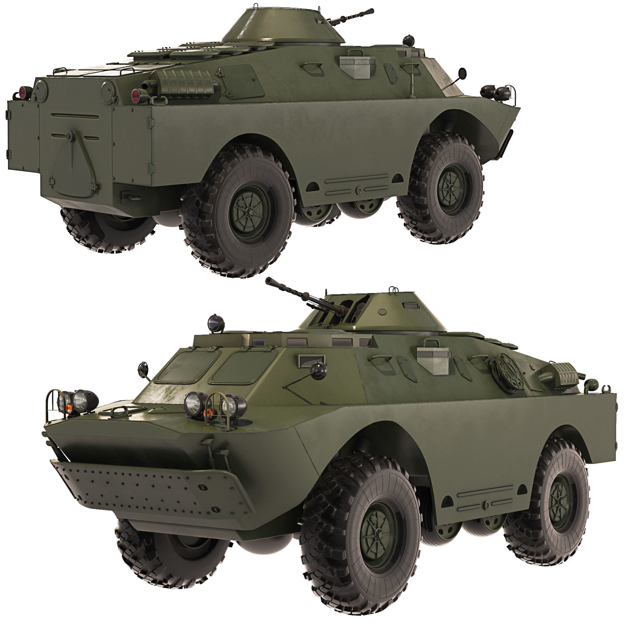 BRDM-2 1964 3D model_2