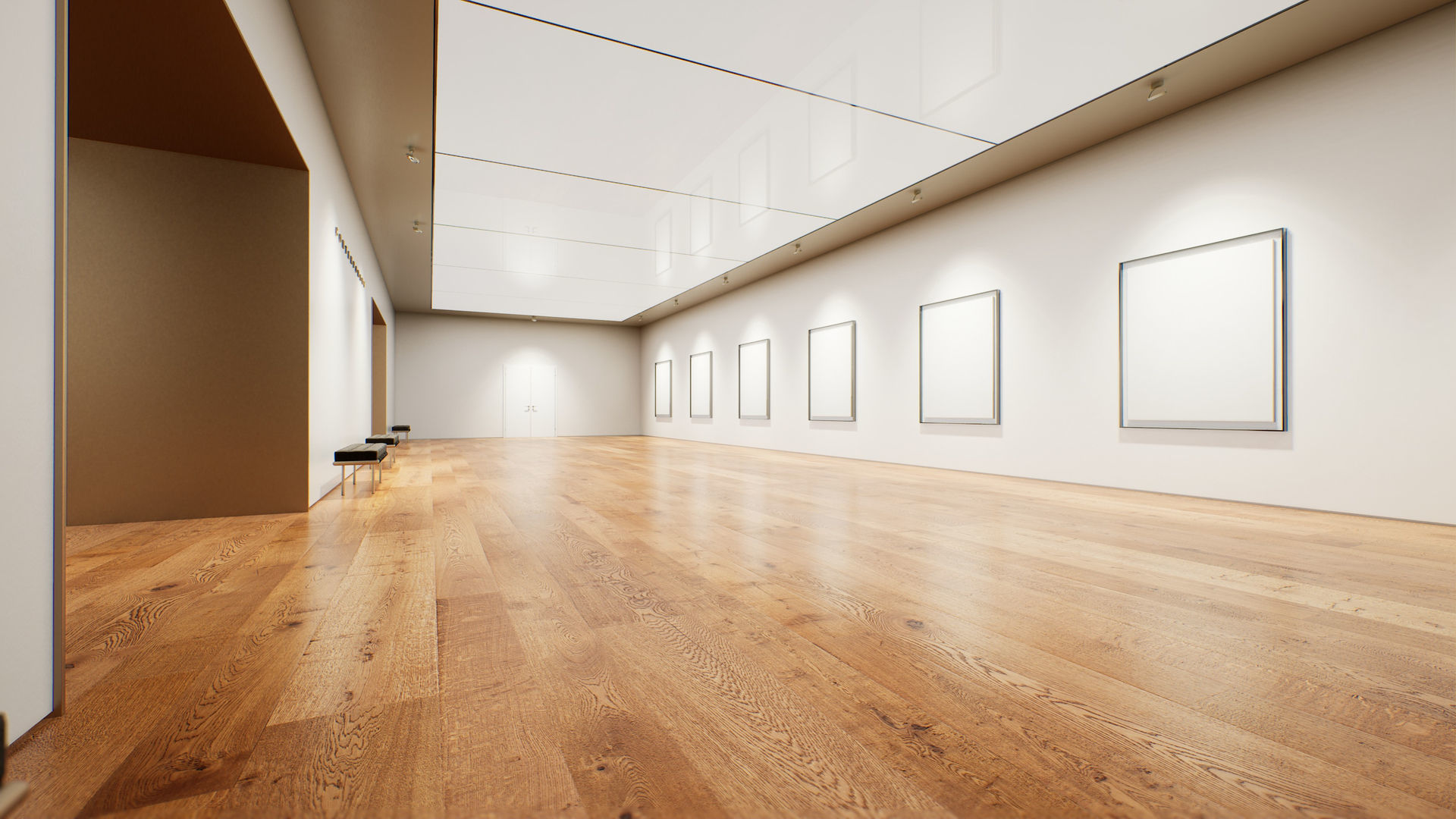 Art Gallery 007 UE4 3D model_7