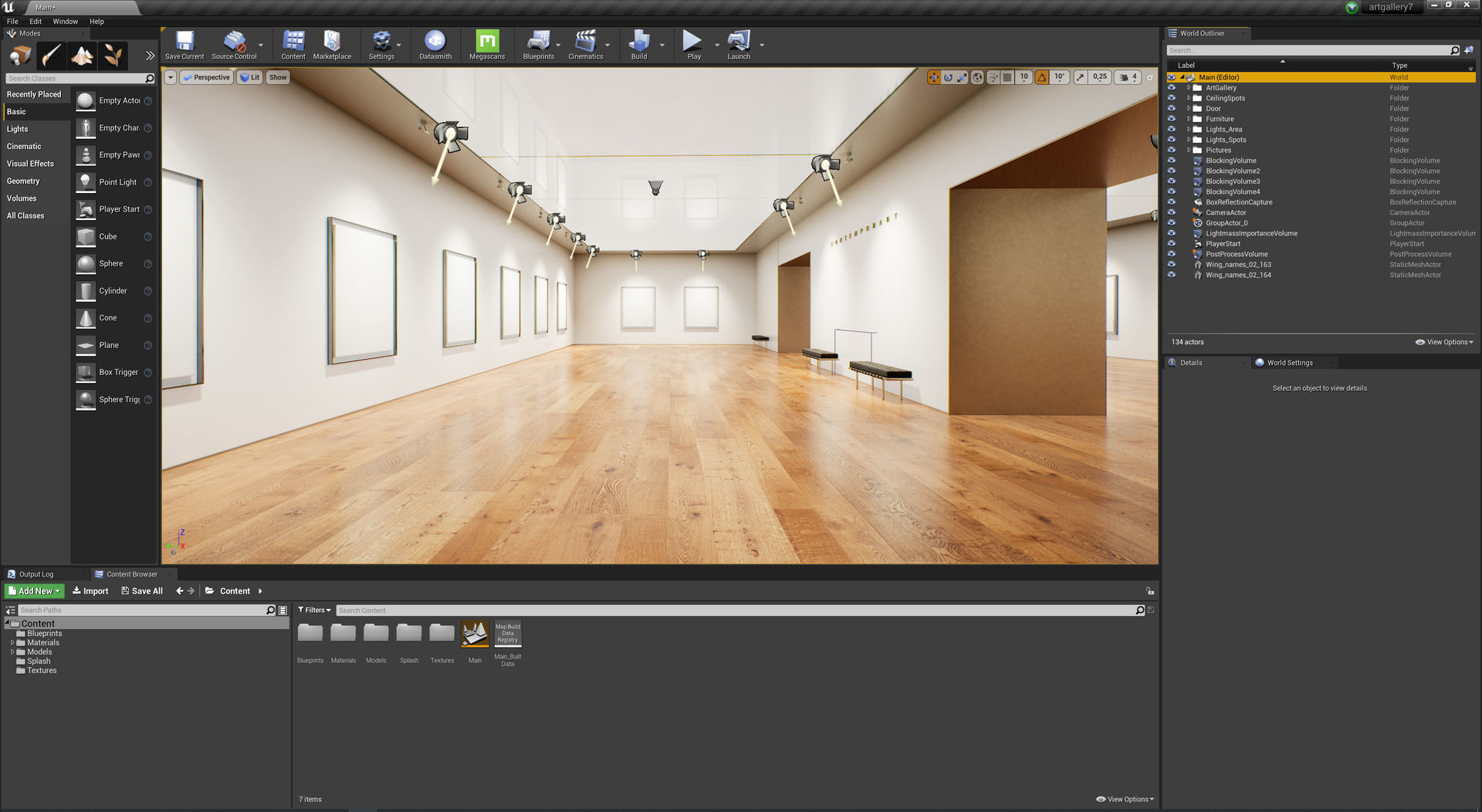 Art Gallery 007 UE4 3D model_19