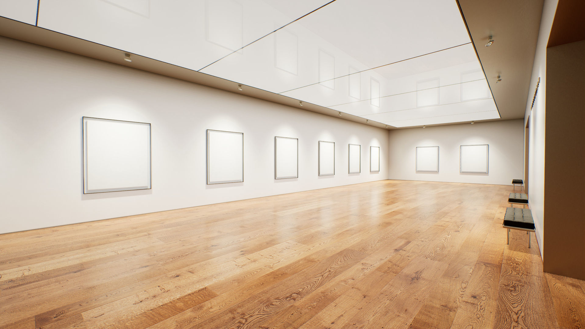 Art Gallery 007 UE4 3D model_6