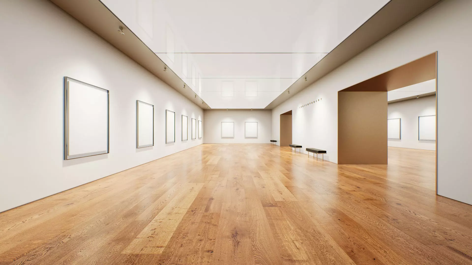 Art Gallery 007 UE4 3D model_0