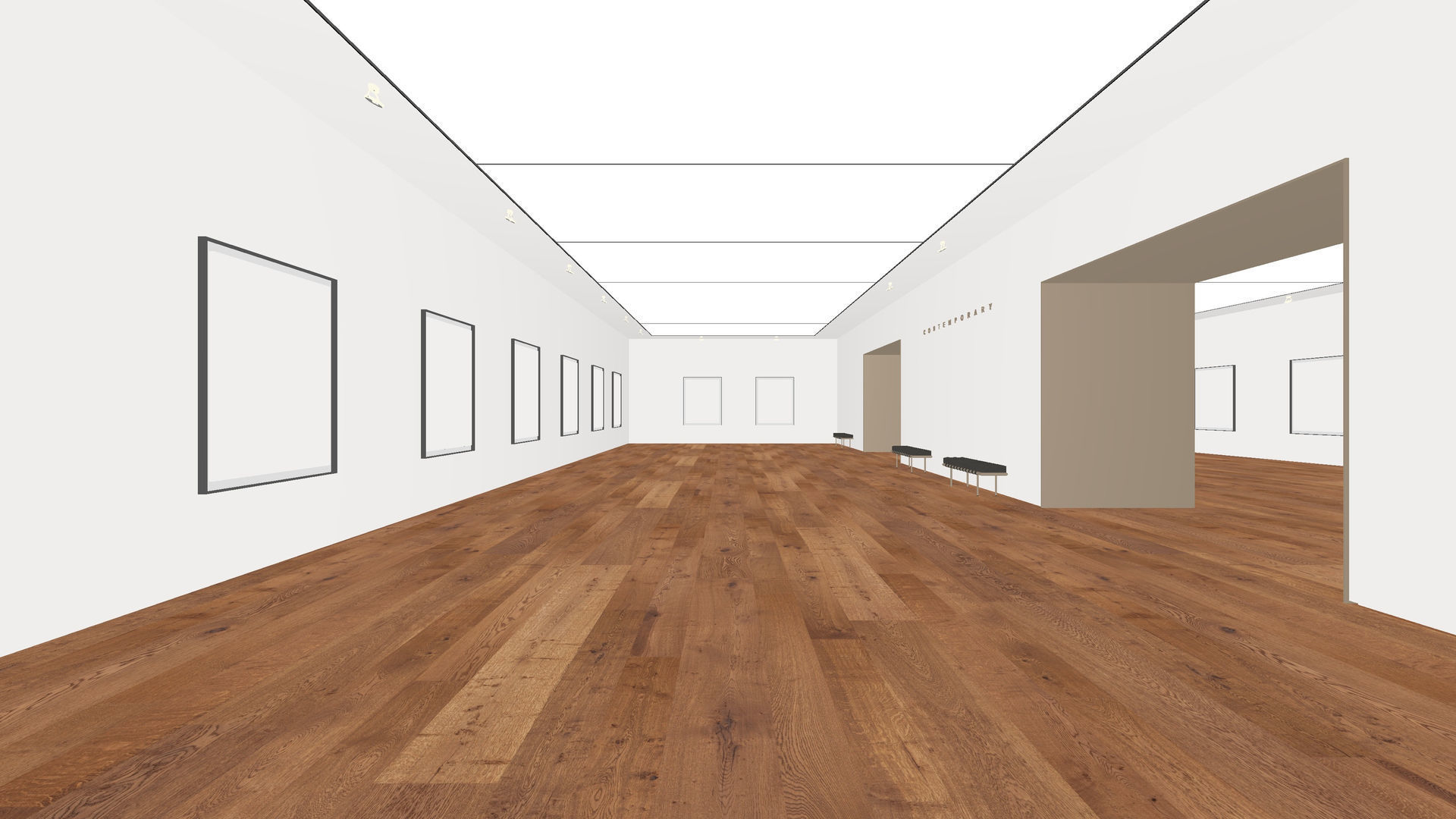 Art Gallery 007 UE4 3D model_16