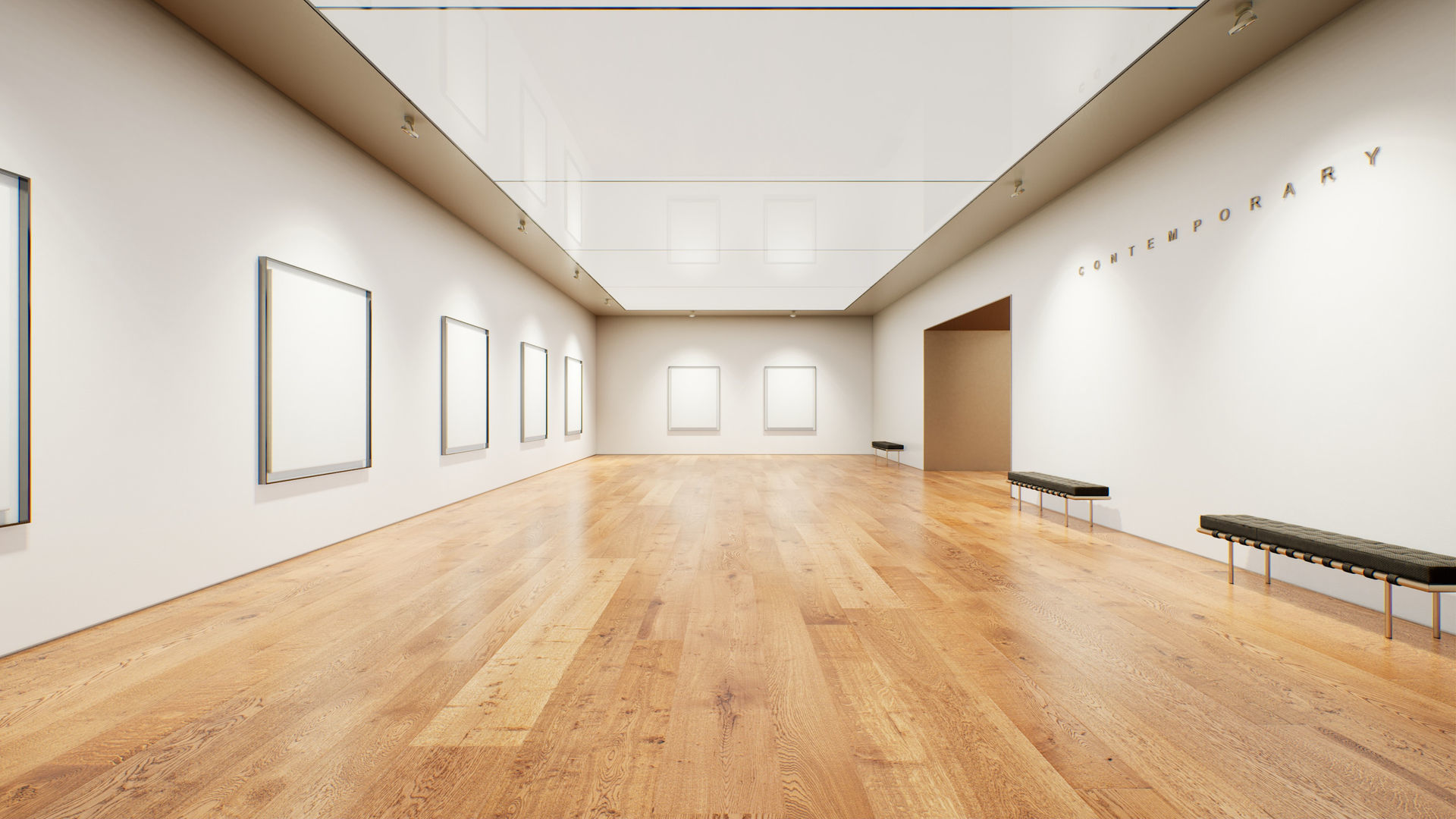 Art Gallery 007 UE4 3D model_1