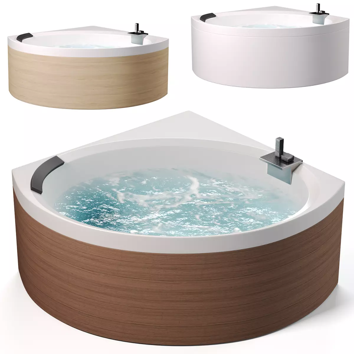 Bathtub Novellini Divina C 3D model_0