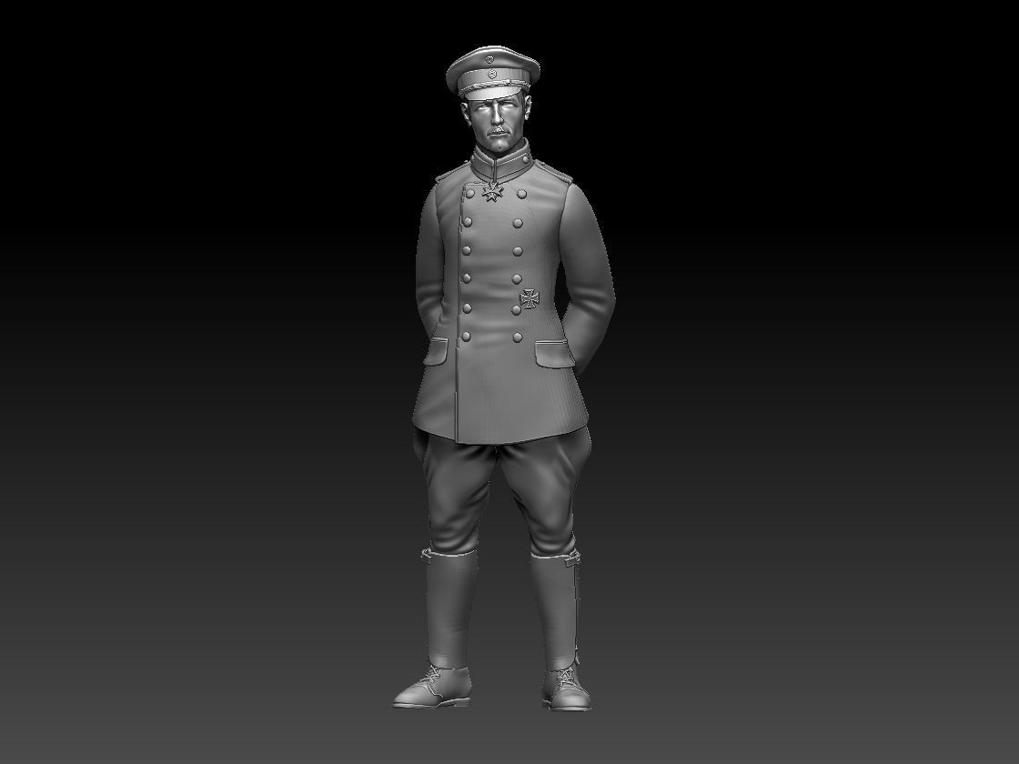 Rommel ww1 3D print model_52