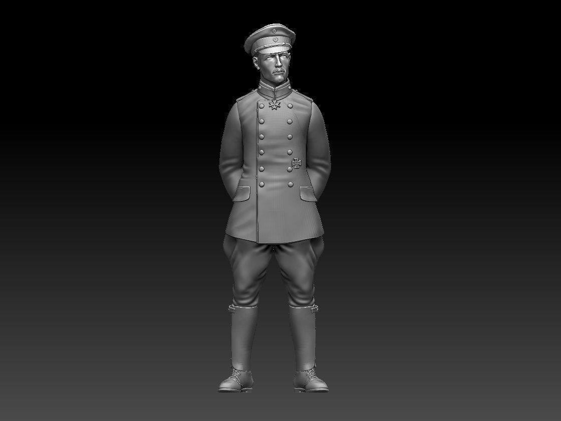 Rommel ww1 3D print model_35