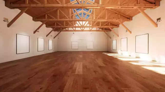 Art Gallery 006 UE4 3D model