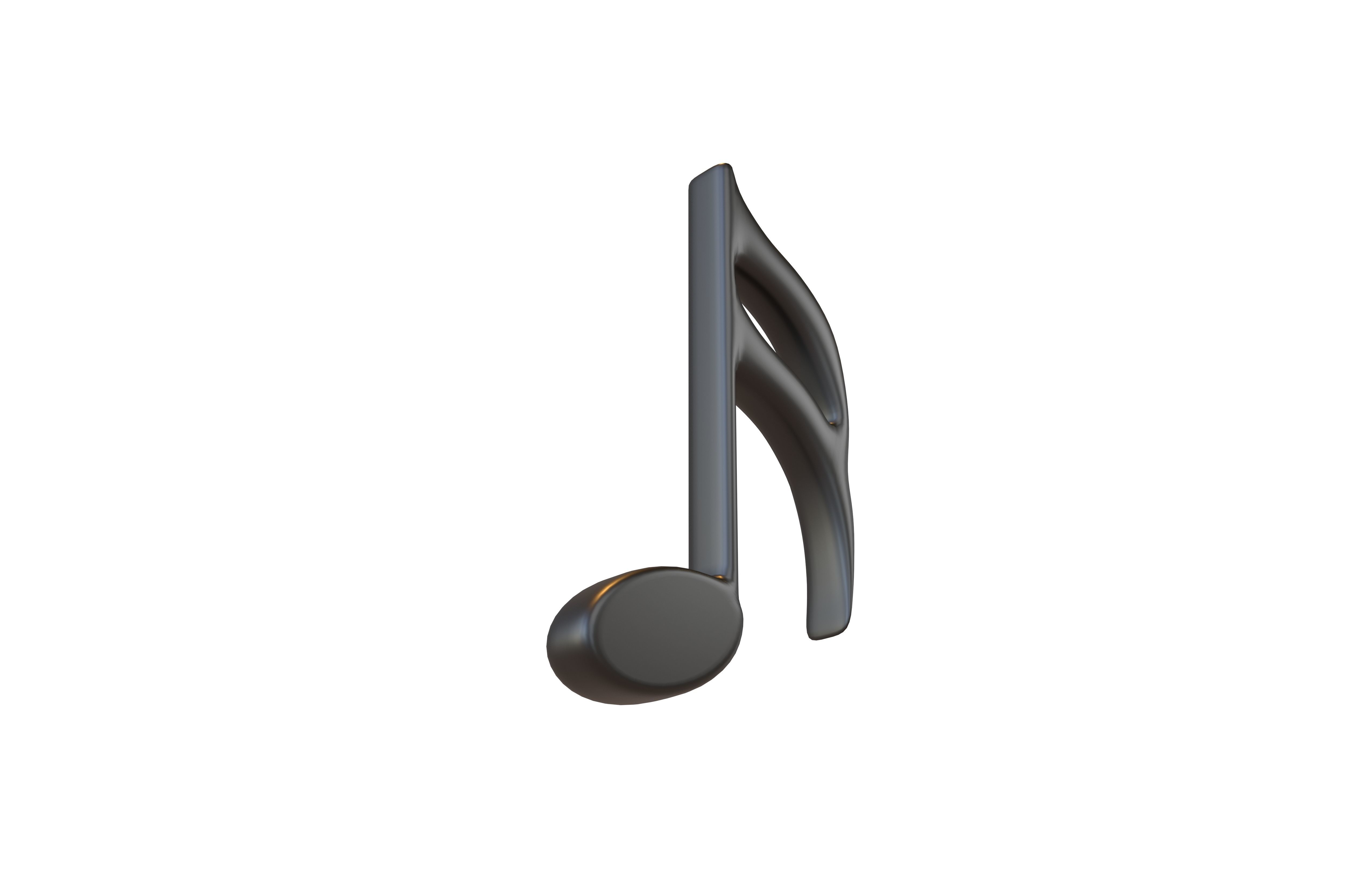 Musical Note Symbol V1 Pack Vol 1 Low-poly 3D model_77