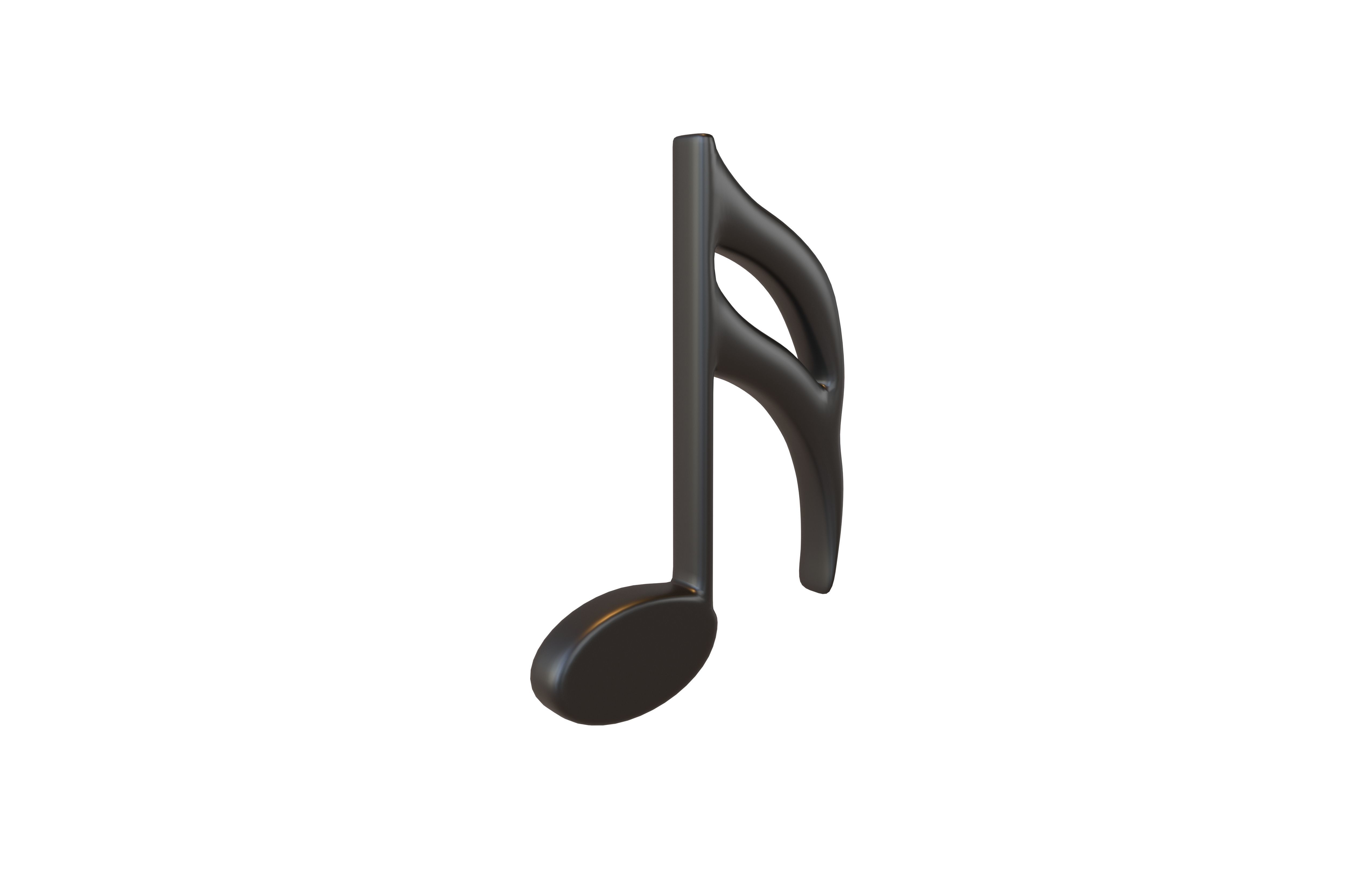 Musical Note Symbol V1 Pack Vol 1 Low-poly 3D model_75