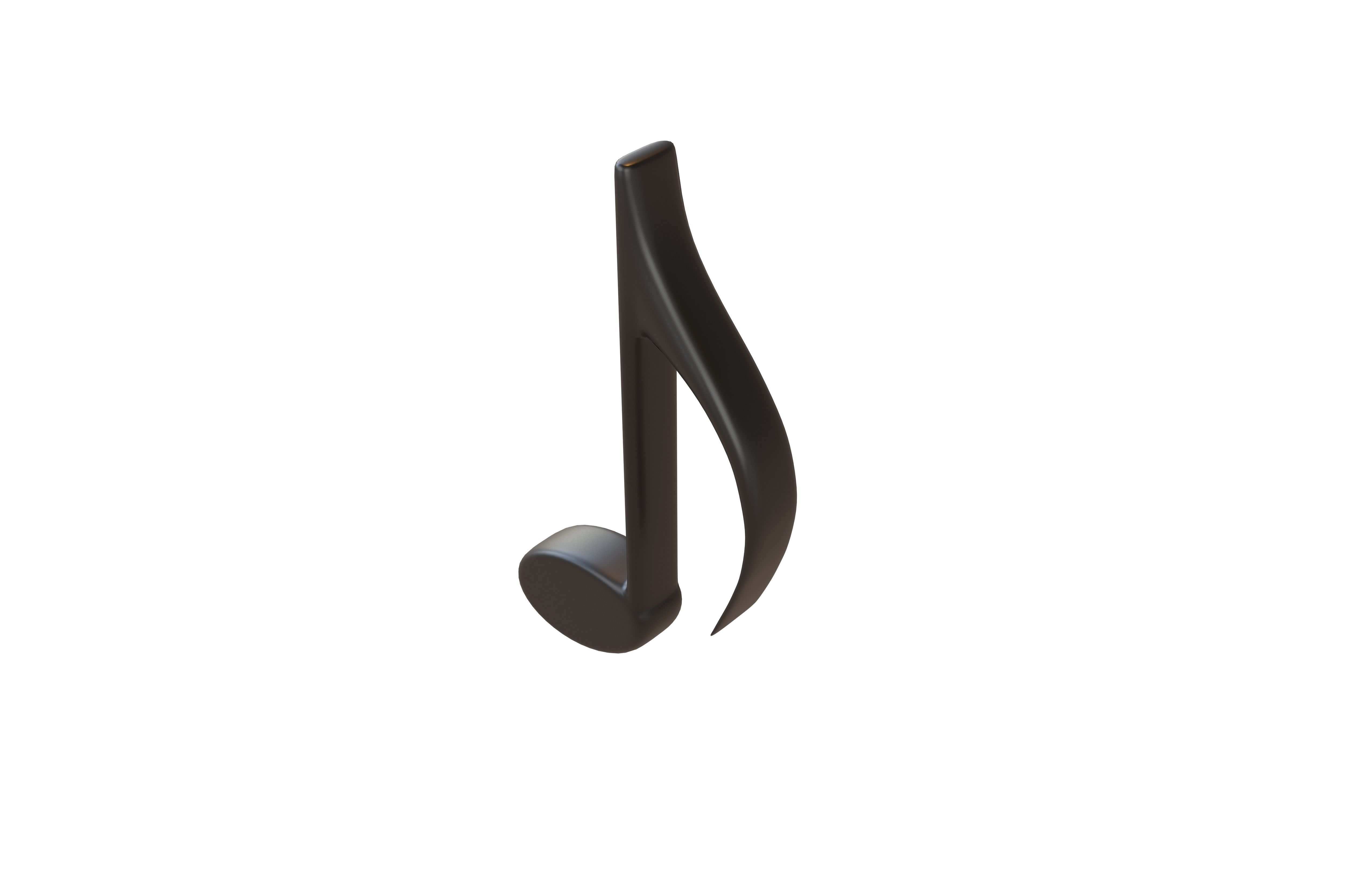 Musical Note Symbol V1 Pack Vol 1 Low-poly 3D model_27