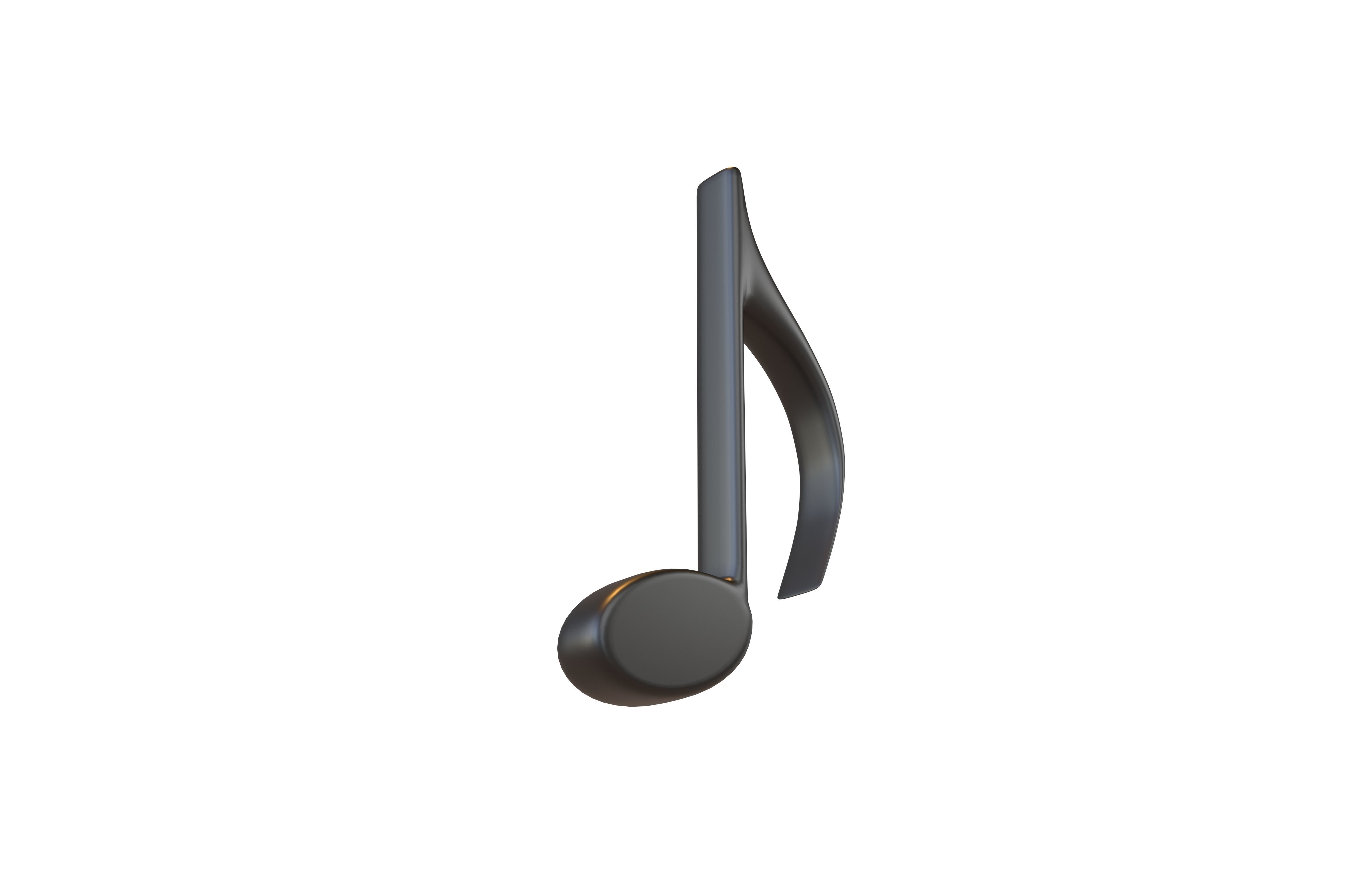Musical Note Symbol V1 Pack Vol 1 Low-poly 3D model_17