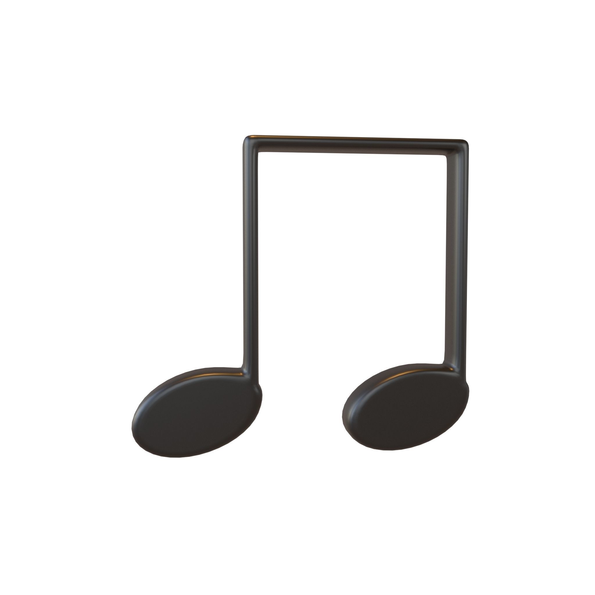 Musical Note Symbol V1 Pack Vol 1 Low-poly 3D model_2