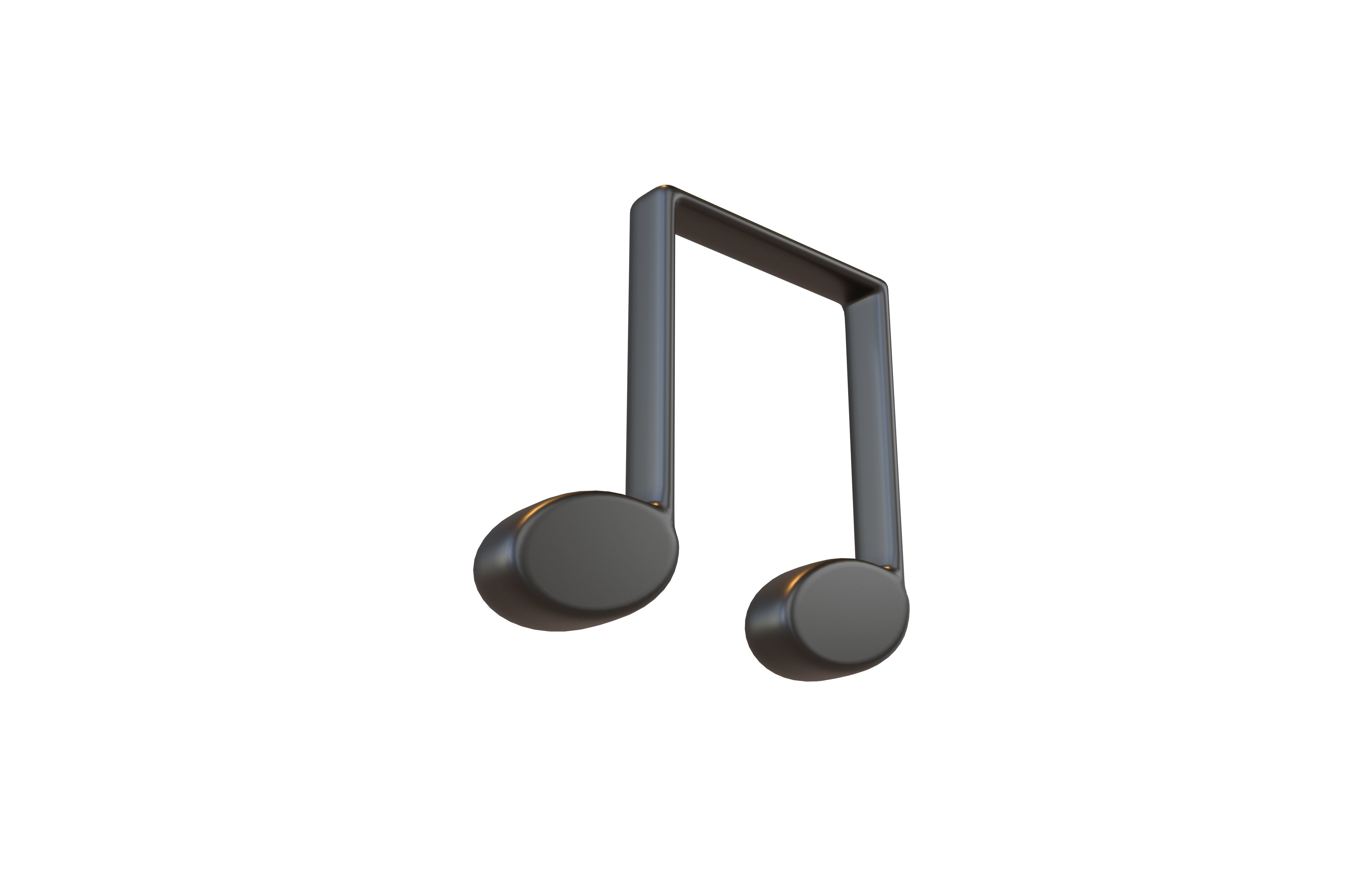 Musical Note Symbol V1 Pack Vol 1 Low-poly 3D model_15