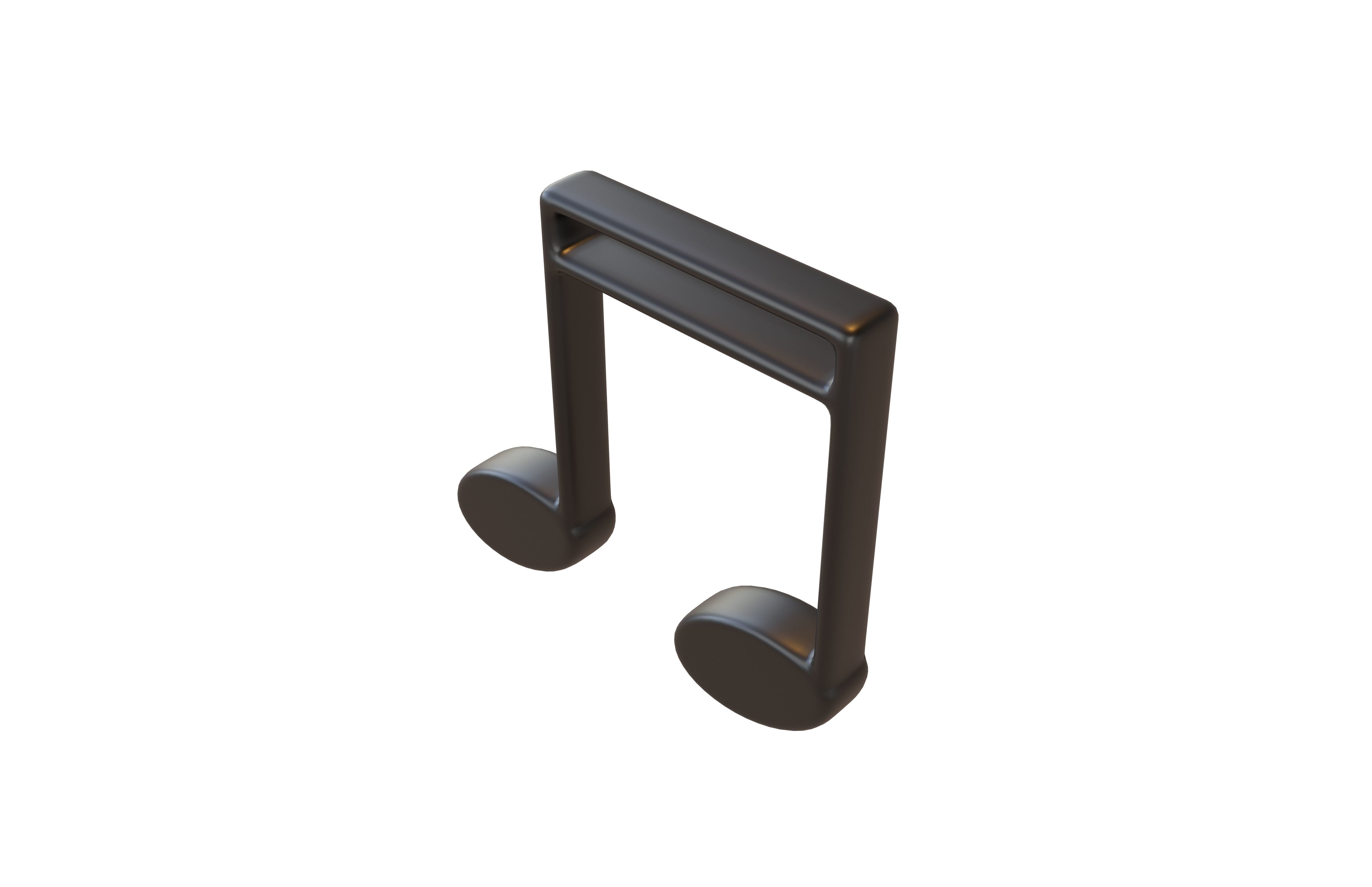 Musical Note Symbol V1 Pack Vol 1 Low-poly 3D model_69