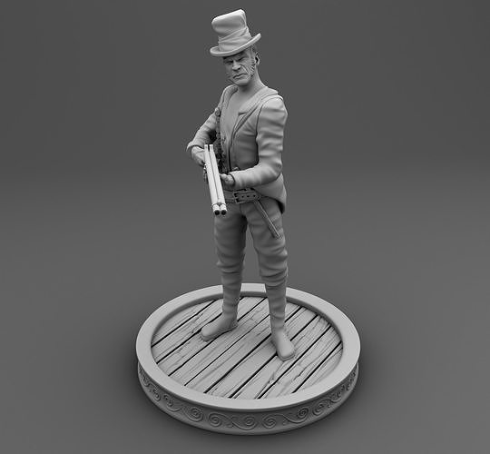 Ugly cowboy 3D print model
