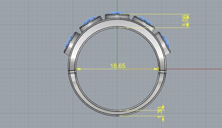 Ring Model 1788 3D print model_5