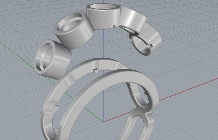Ring Model 1788 3D print model_4