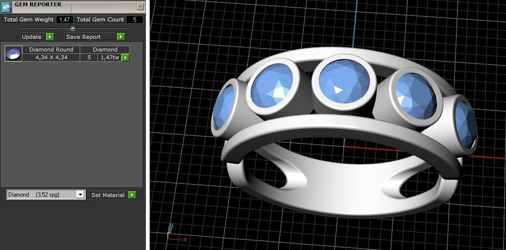 Ring Model 1788 3D print model_9