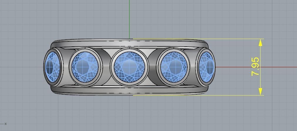 Ring Model 1788 3D print model_6